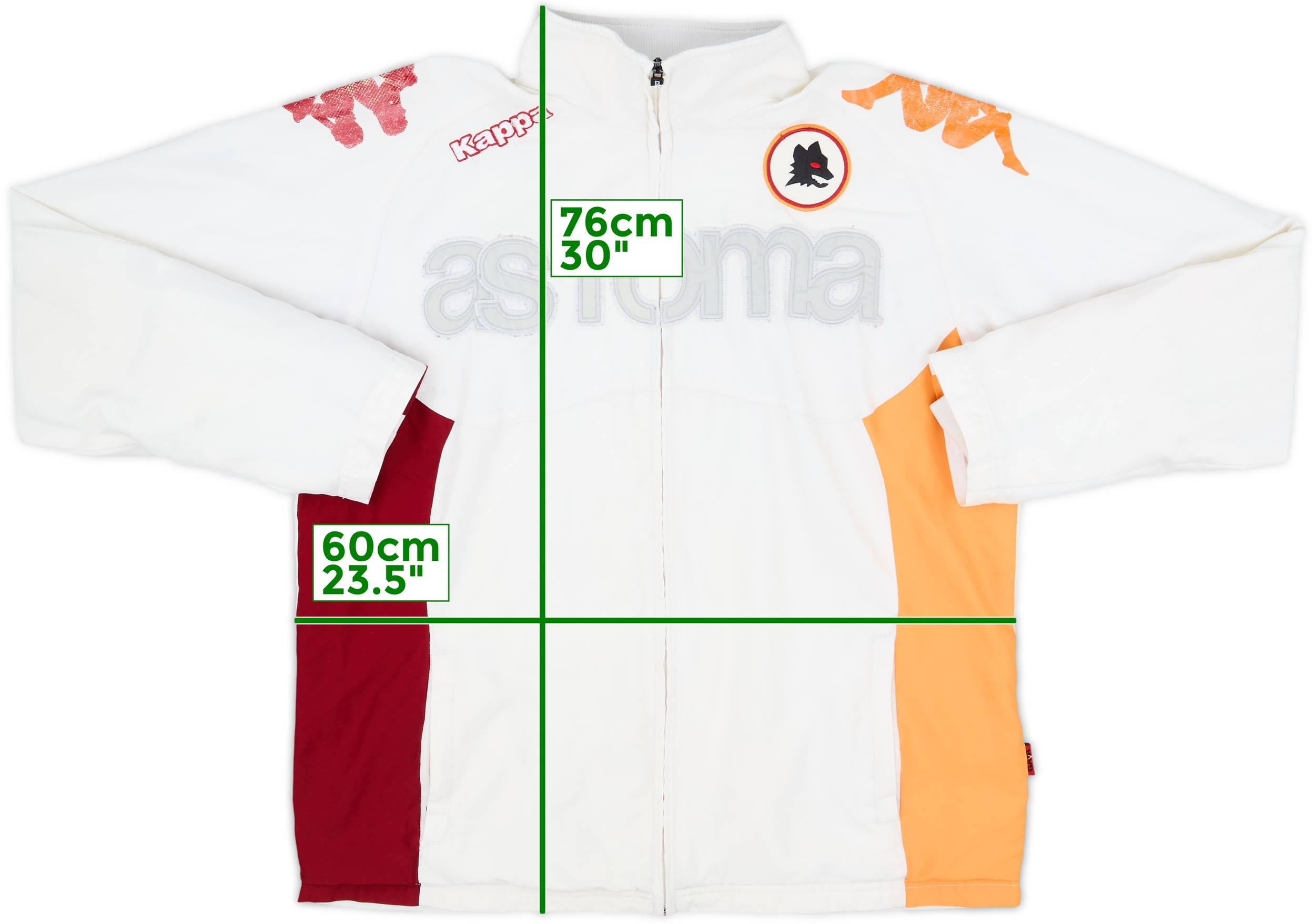 As roma track top sサイズ As Roma Track Jacket | Grailed