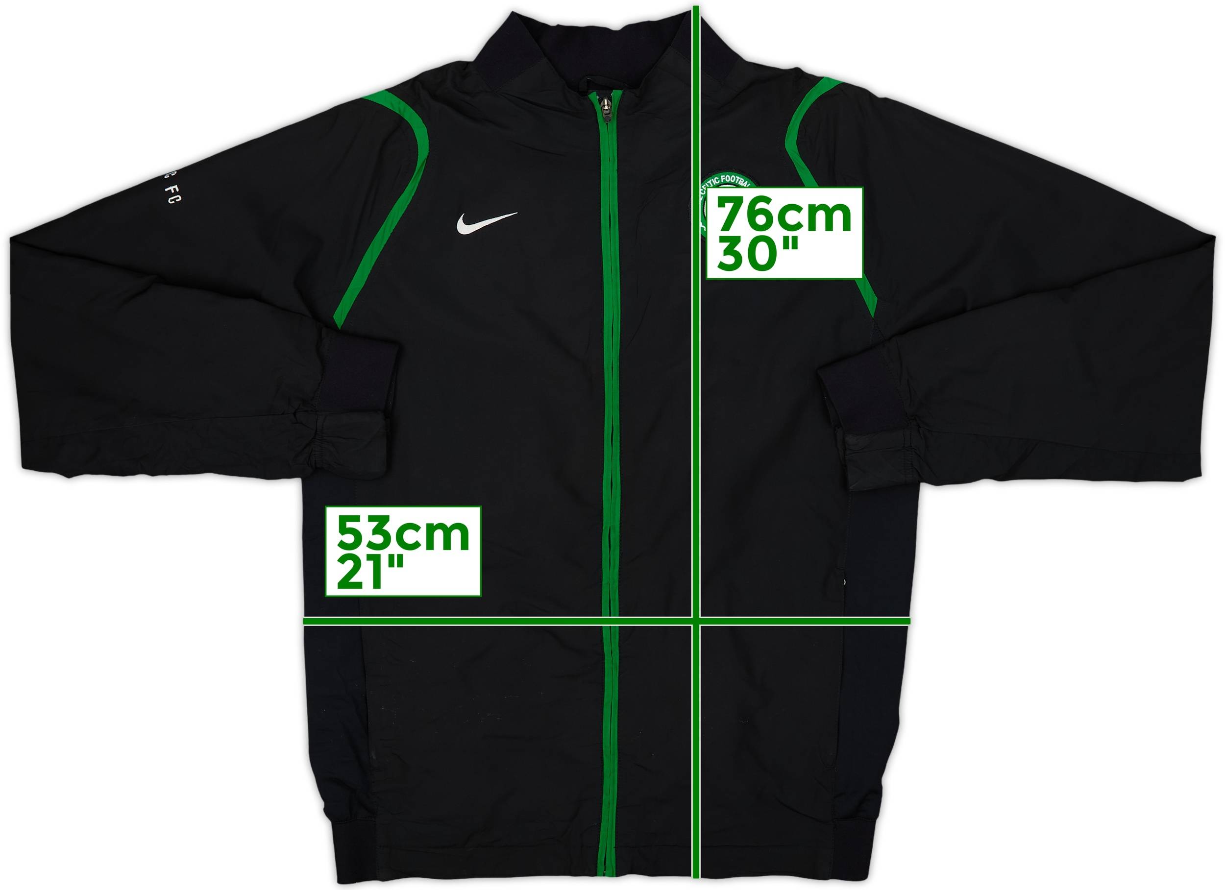 2006-07 Celtic Nike Track Jacket - 7/10 - (L)