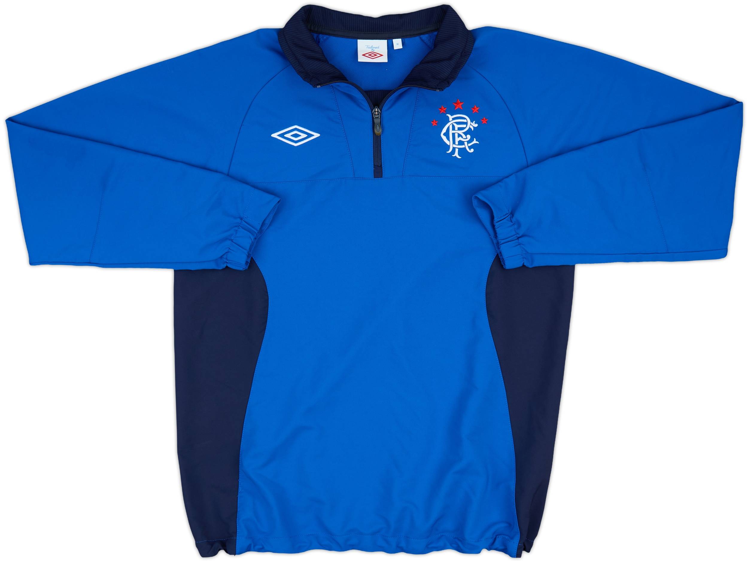 UMBRO JERSEY トップス 2010-11 Rangers Umbro 1/4 Zip Drill Top - 9/10 - (M)