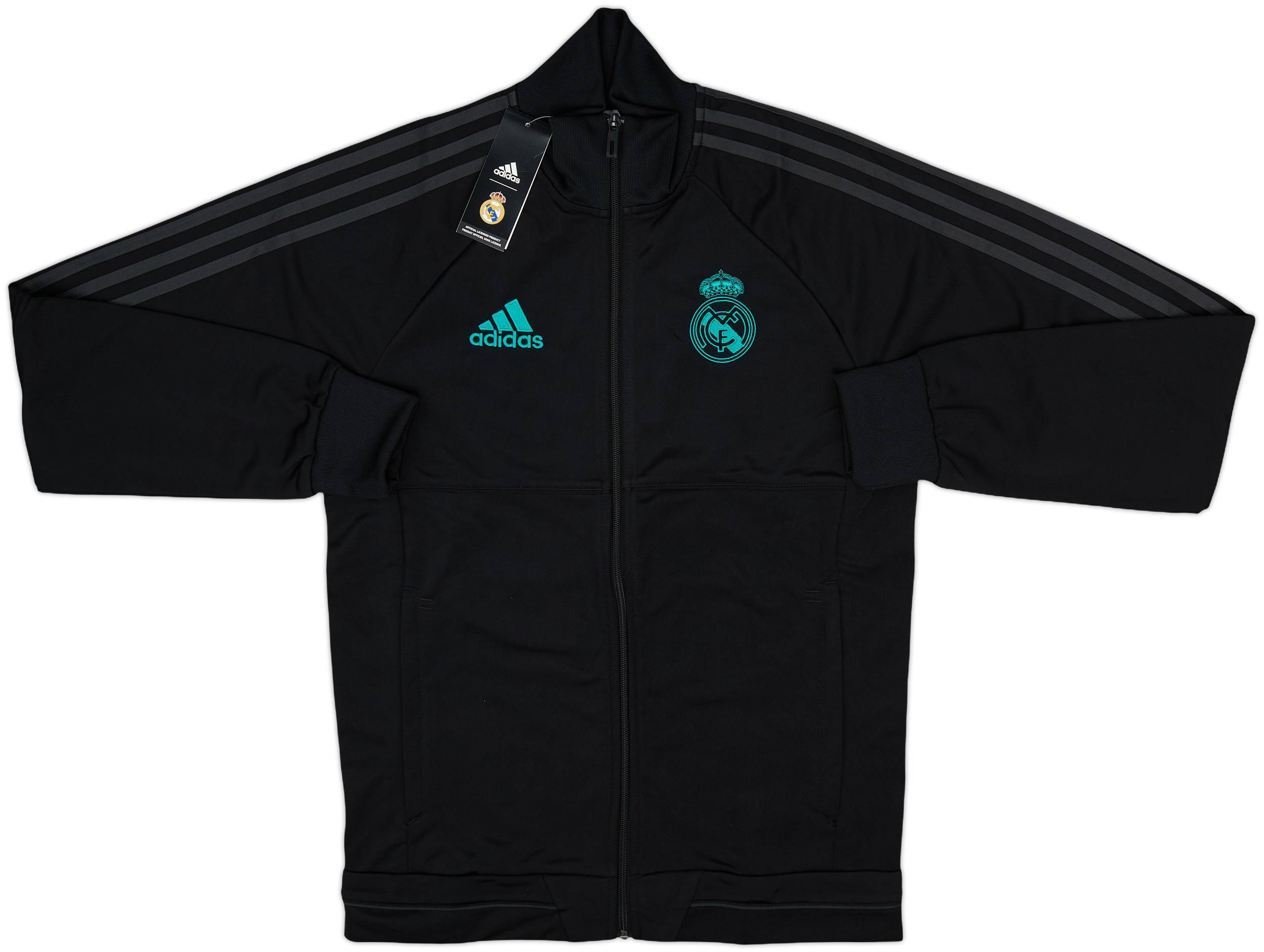 2017-18 Real Madrid adidas Full Tracksuit (S)