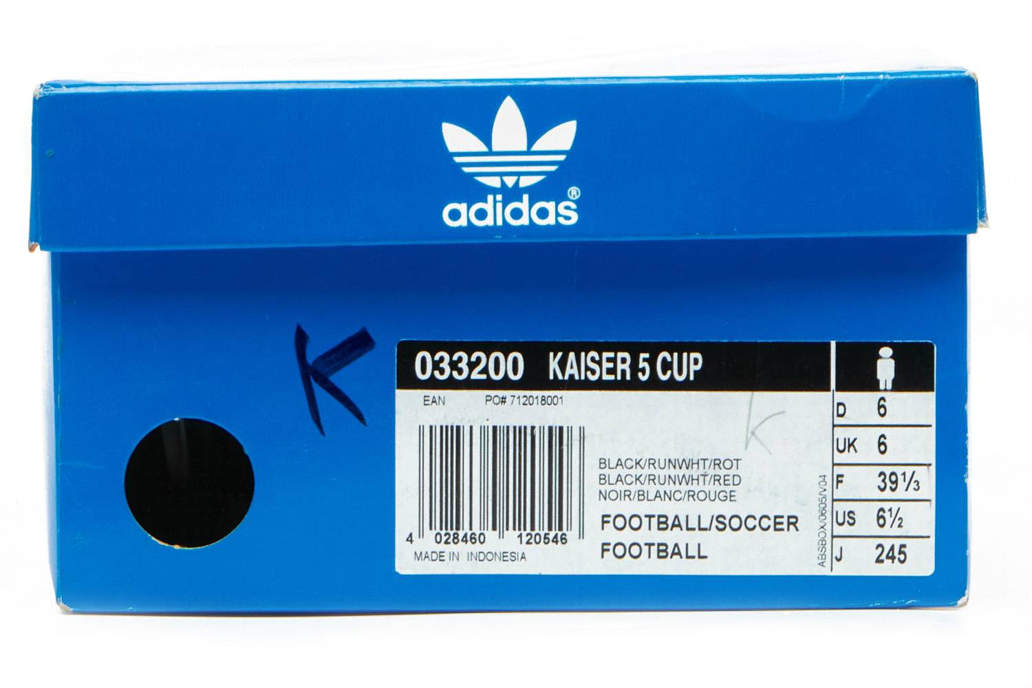2008 adidas Kaiser 5 Cup Football Boots *In Box* SG 8½