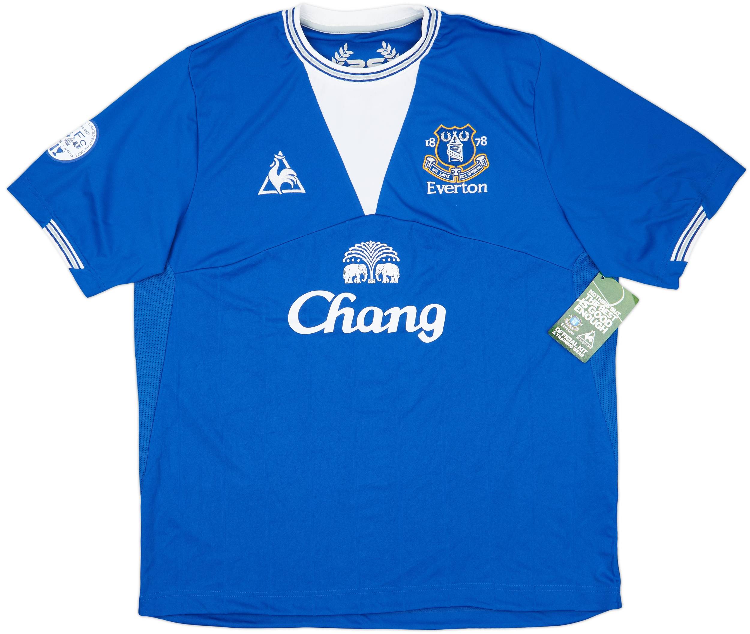 2009-10 Everton Limited Edition Commemorative Home Shirt Nº
