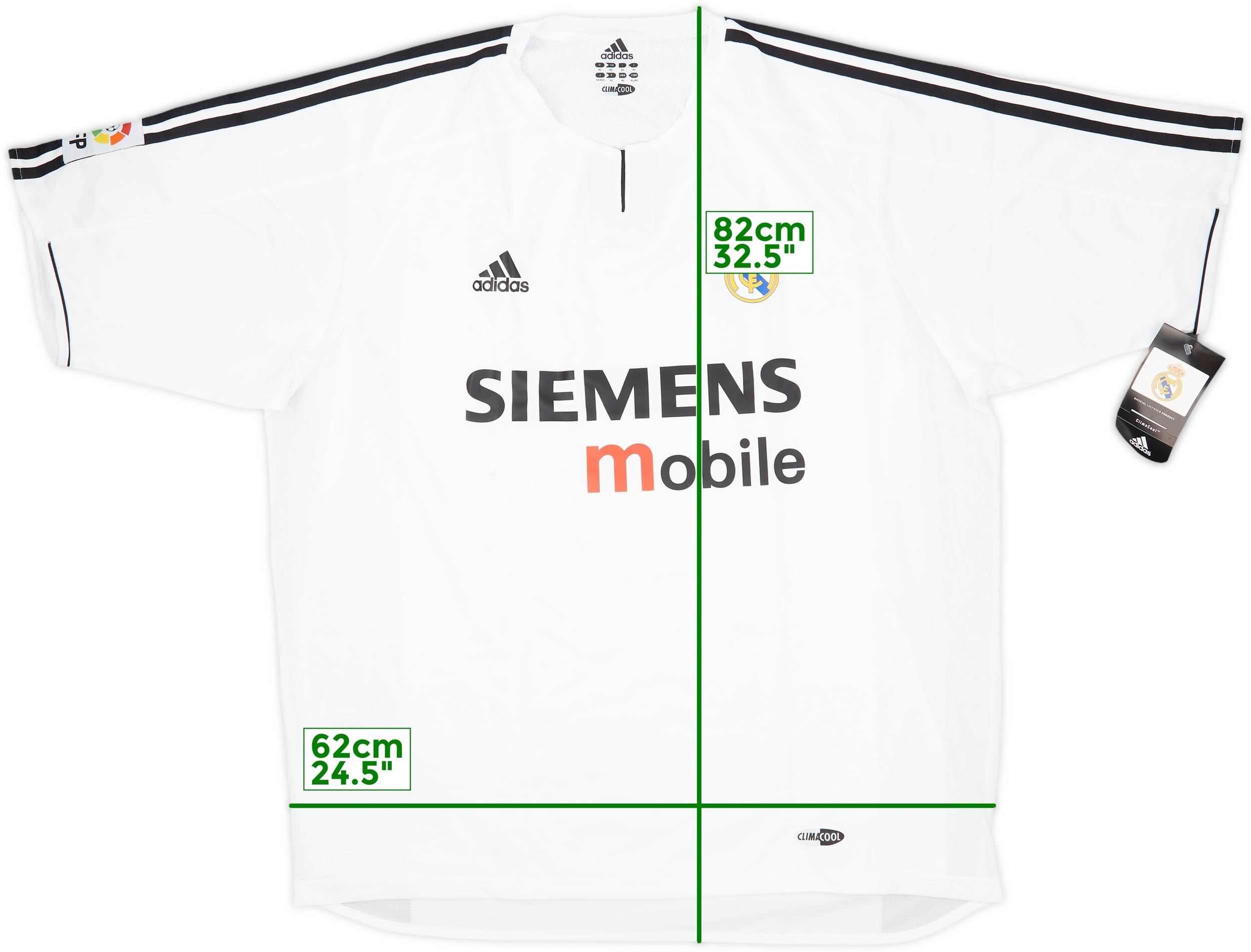 2003-04 Real Madrid Special Edition Player Issue Home Shirt (XL)