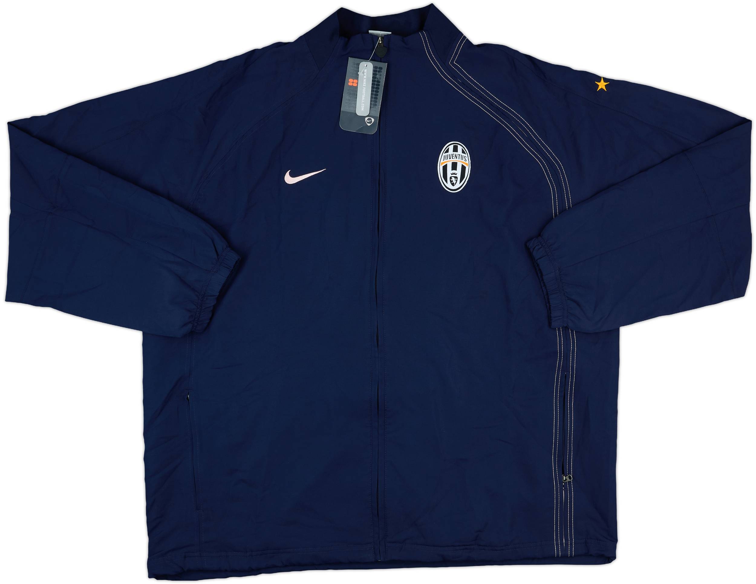 Nike Juventus ダウンジャケット ブラック 2006-07 Juventus Nike Track Jacket - 8/10 - (L)