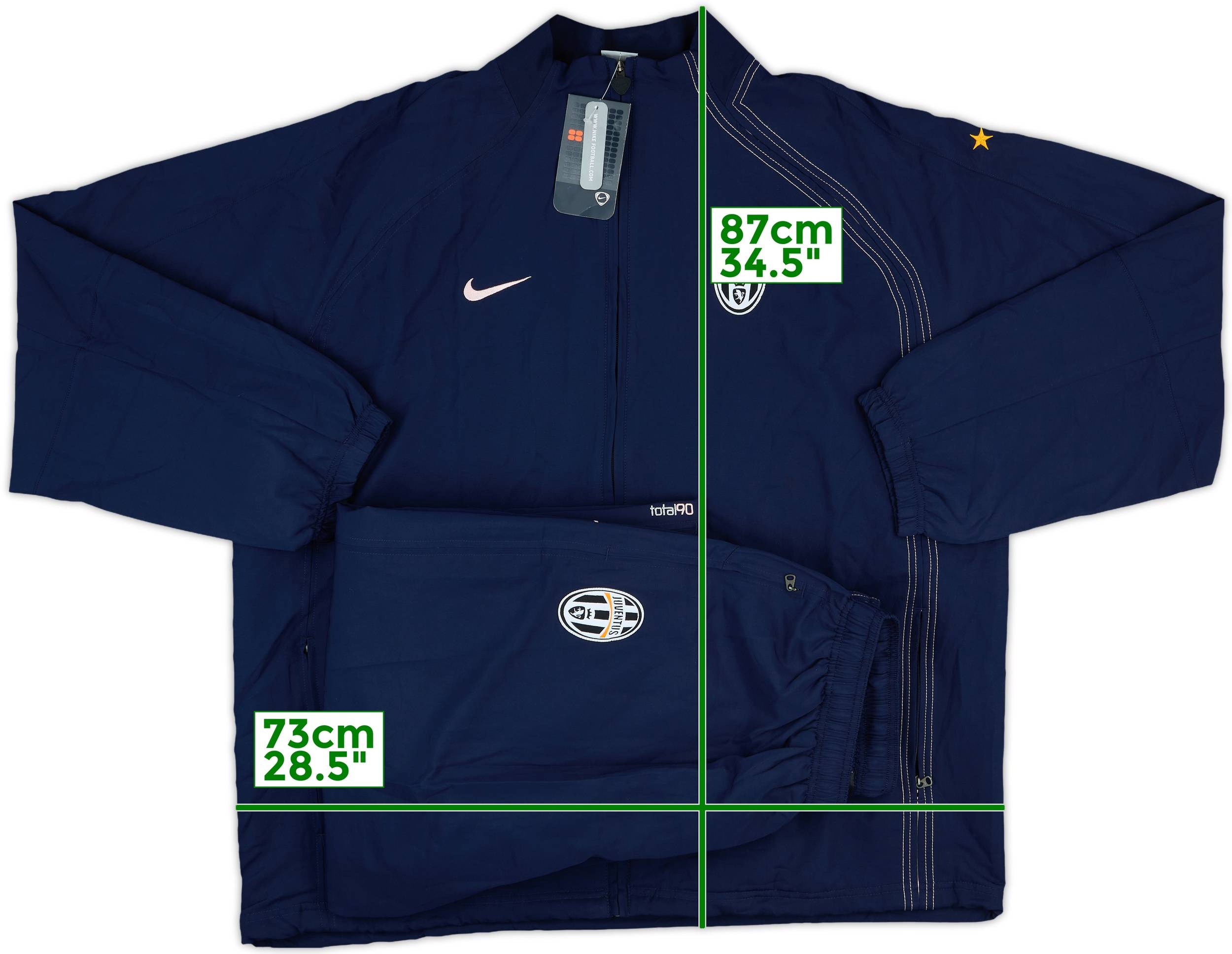 2004-05 Juventus Nike Tracksuit (XXL)