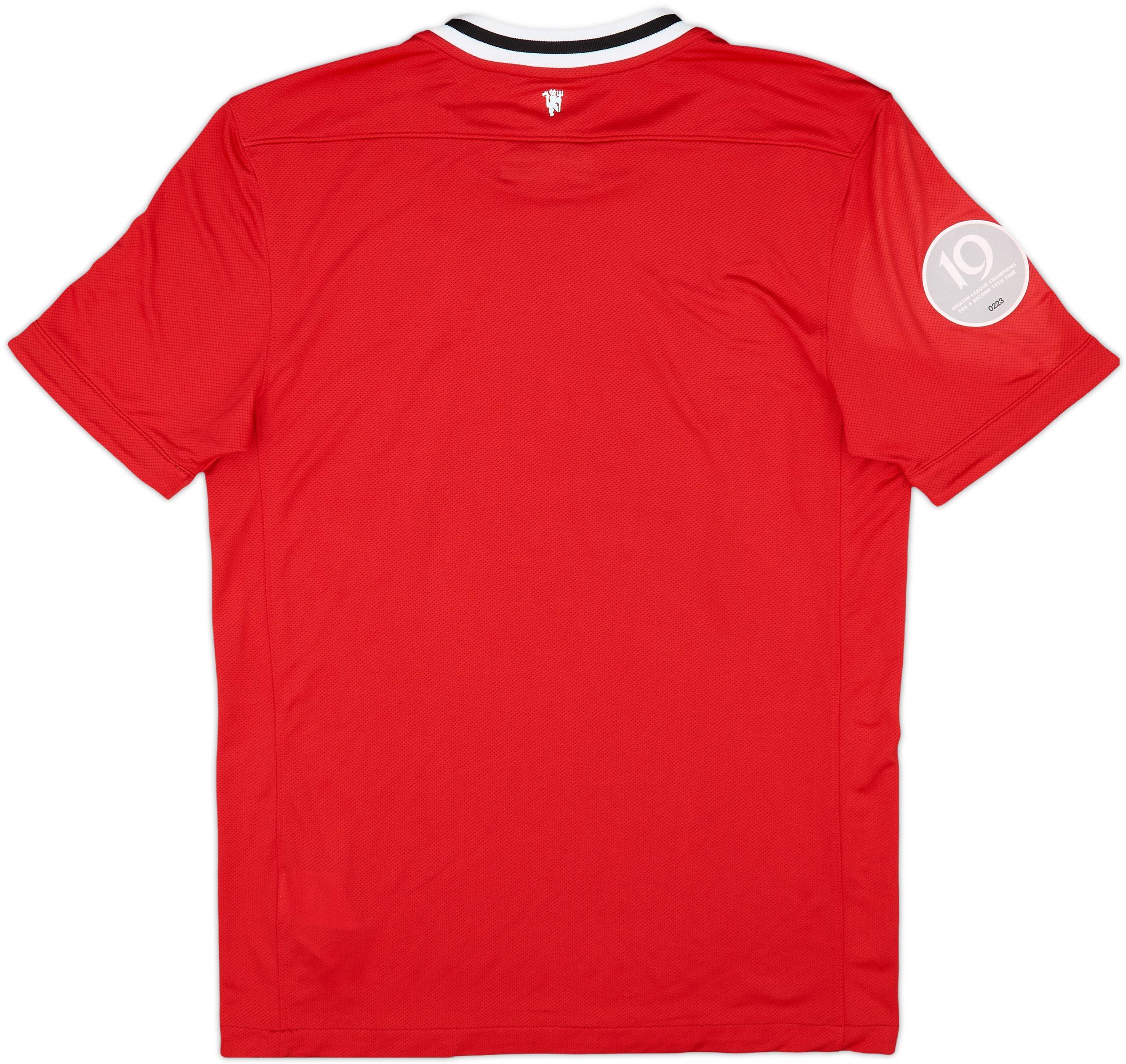 2011-12 Manchester United 'Champ19ns' Limited Edition Home