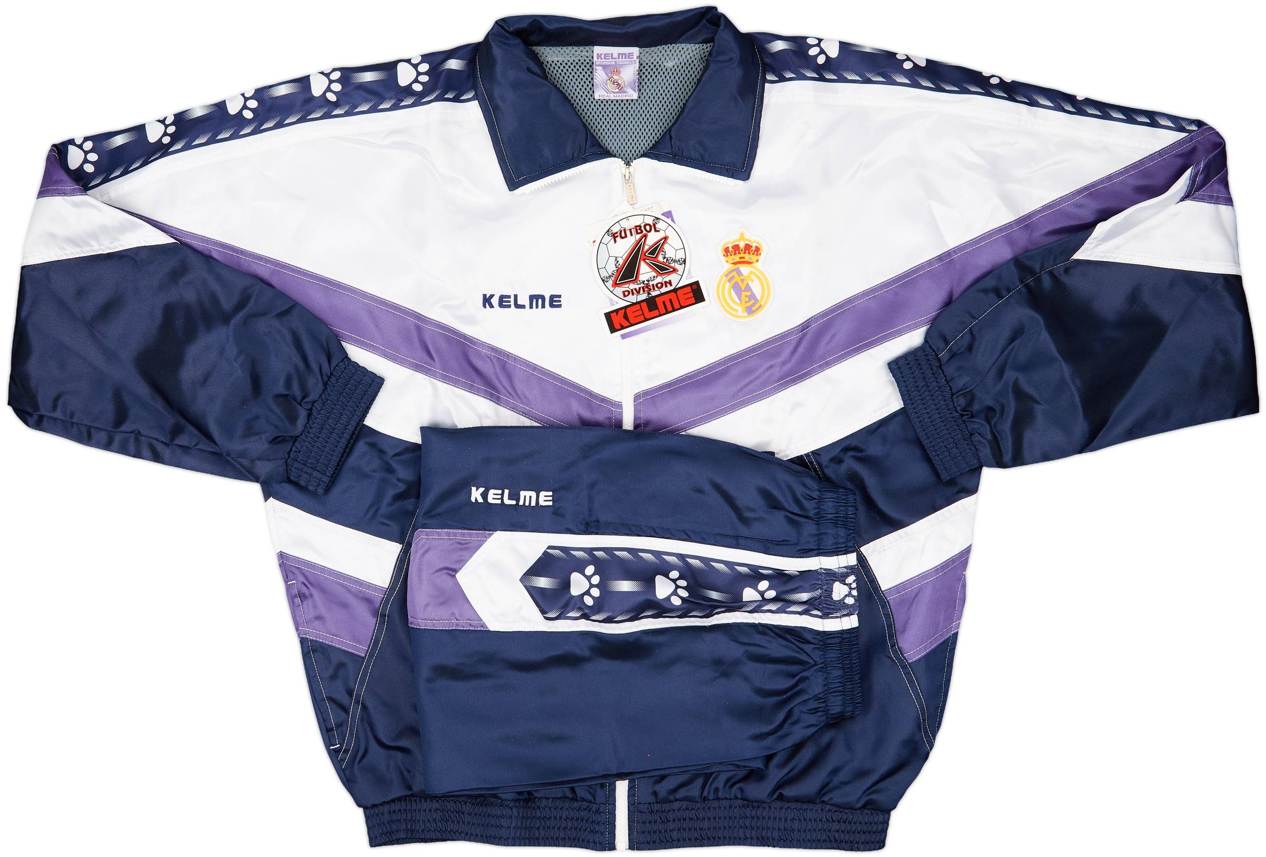 1996-97 Real Madrid Special Edition Kelme Full Tracksuit (XL)