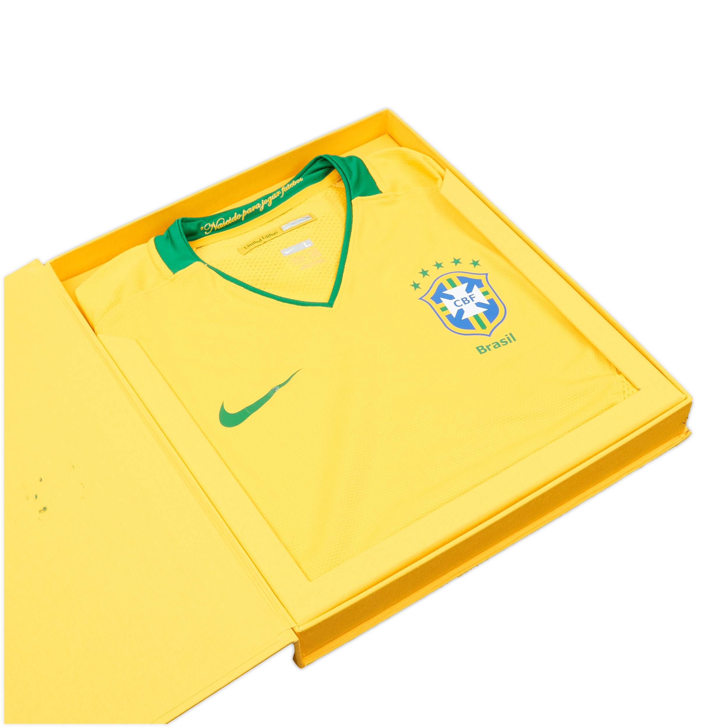 2008-10 Brazil Limited Edition Player Issue Home Shirt 1271/2008 (L)