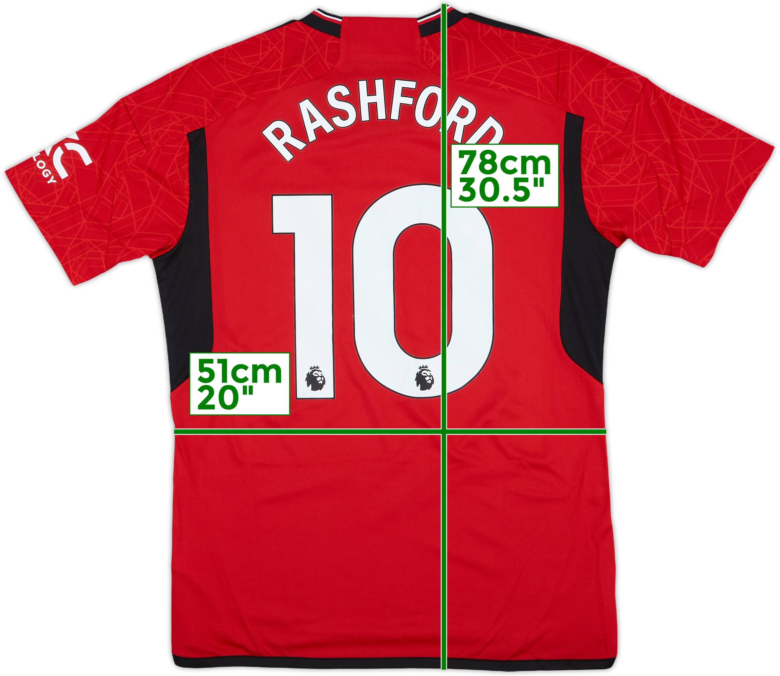 2023-24 Manchester United Home Shirt Rashford #10 (L)