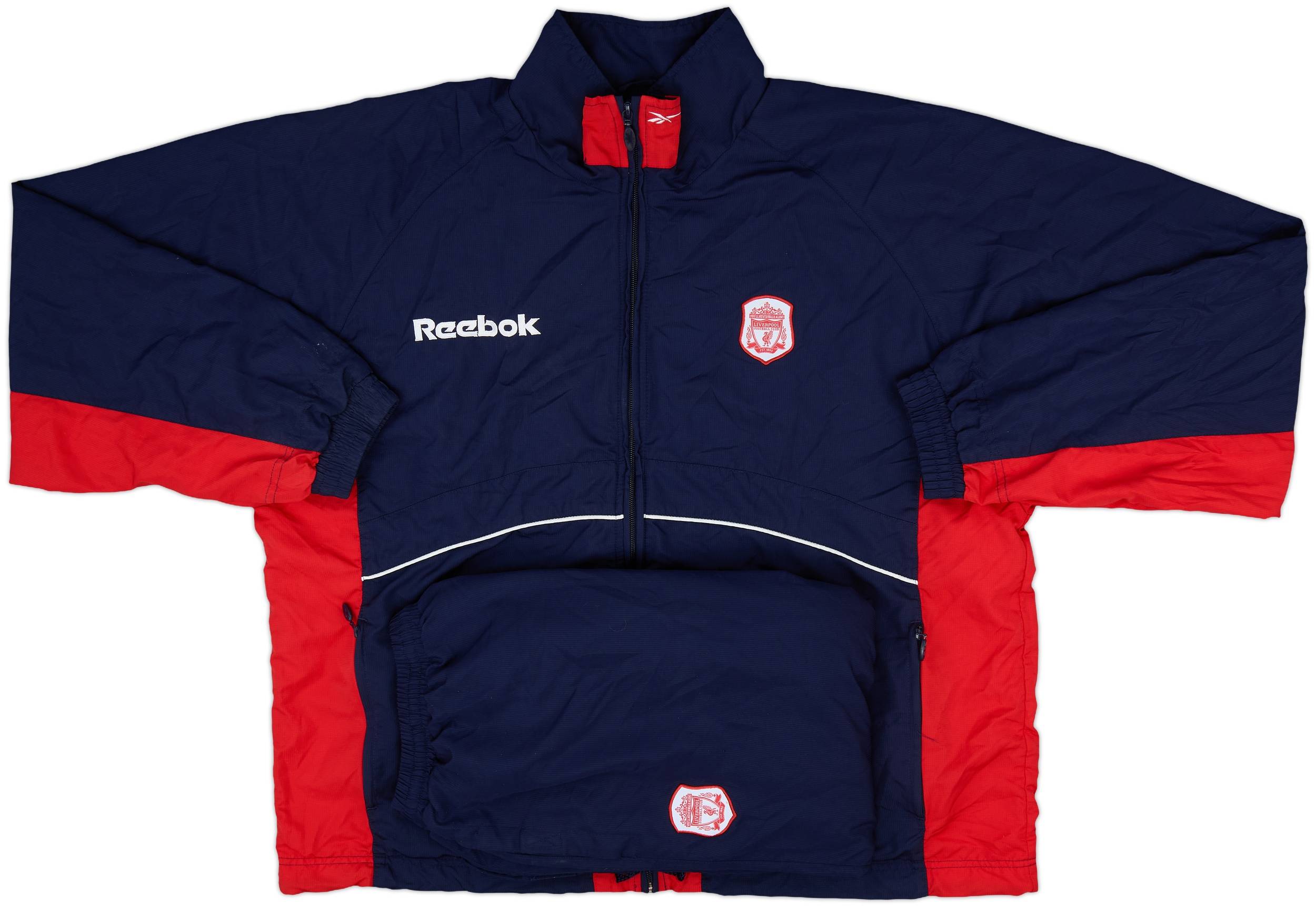 2000-01 Liverpool Reebok Tracksuit - 9/10 - (XL)