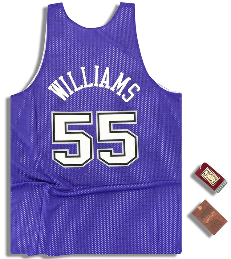 Amazon) Mitchell & Ness Sacramento Kings Williams #55 Reversible
