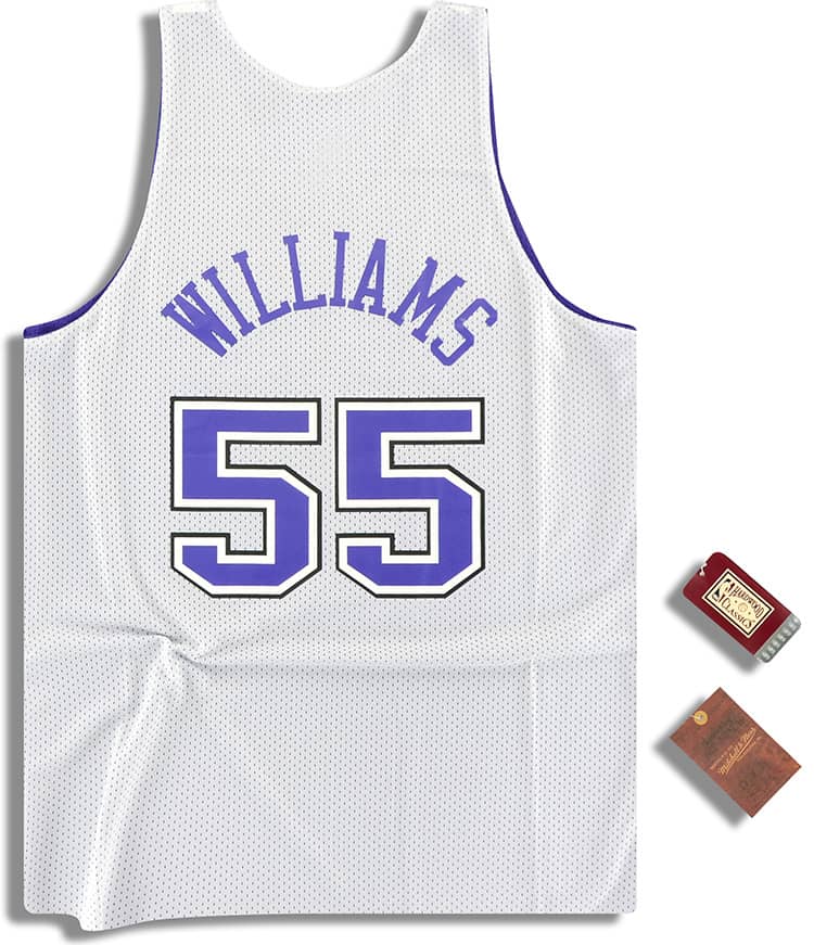 Amazon) Mitchell & Ness Sacramento Kings Williams #55 Reversible