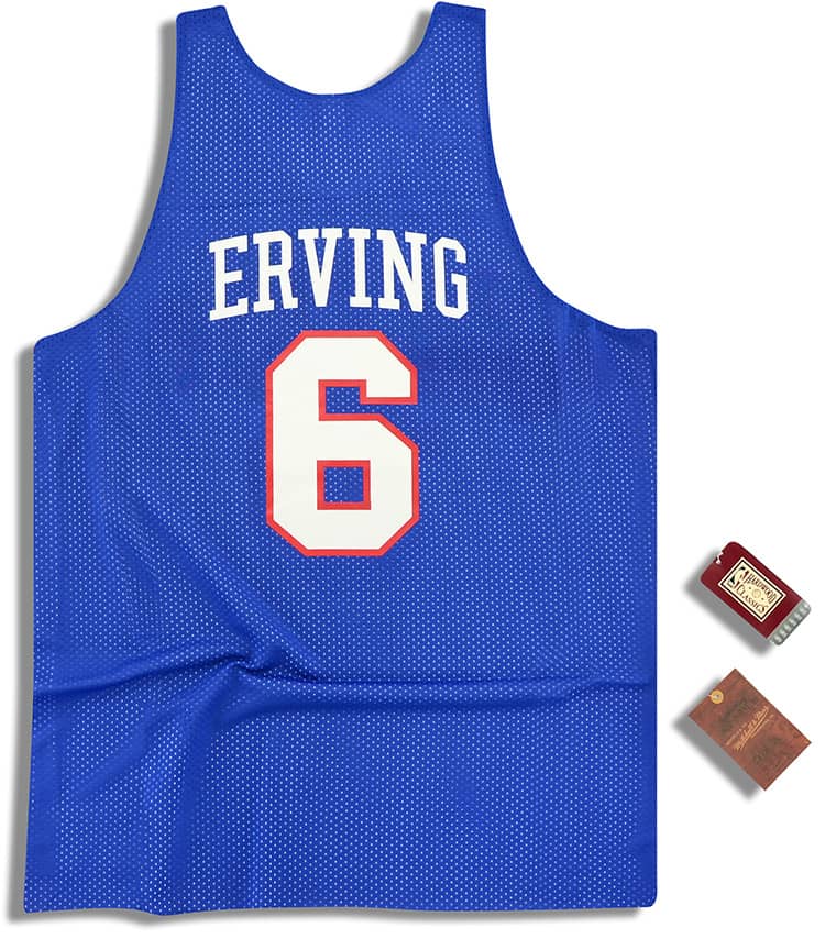 Amazon) Mitchell & Ness Philadelphia 76ers Erving #6 Reversible Jersey