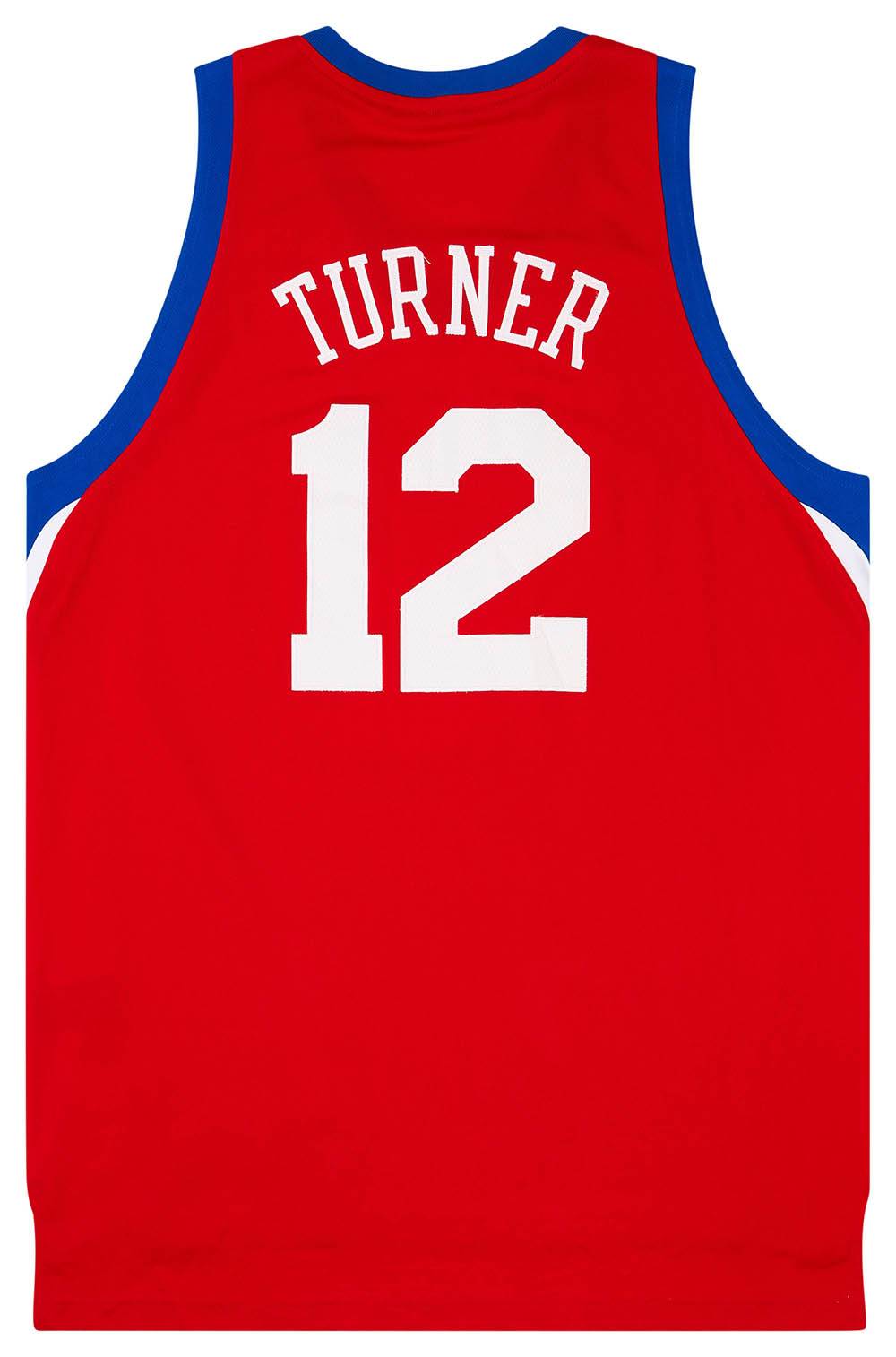 2010-14 Philadelphia 76ers Turner #12 adidas Swingman Away