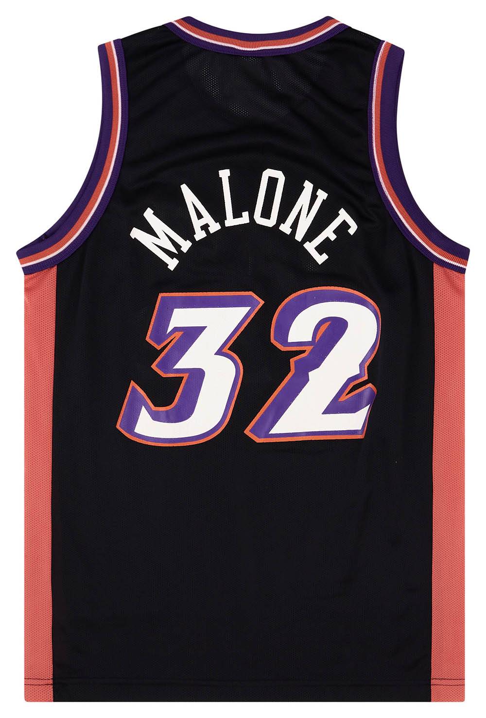 1998-02 Utah Jazz Malone #32 Champion Alternate Jersey