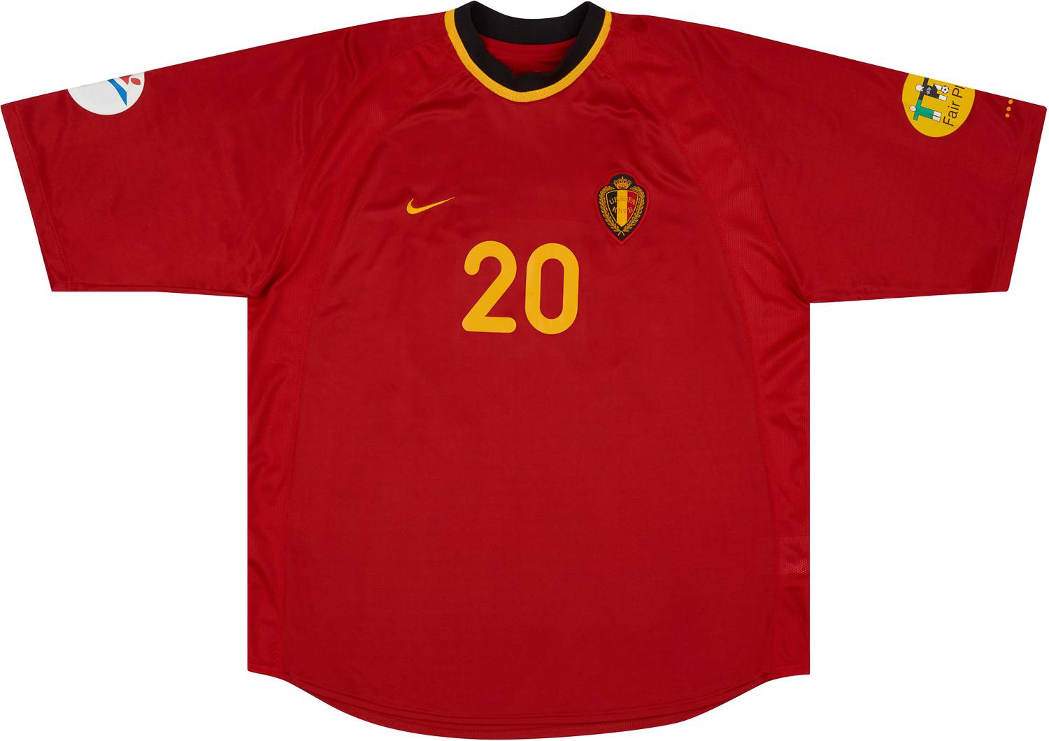 2000-02 Belgium Home Shirt - 9/10 - (XXL)
