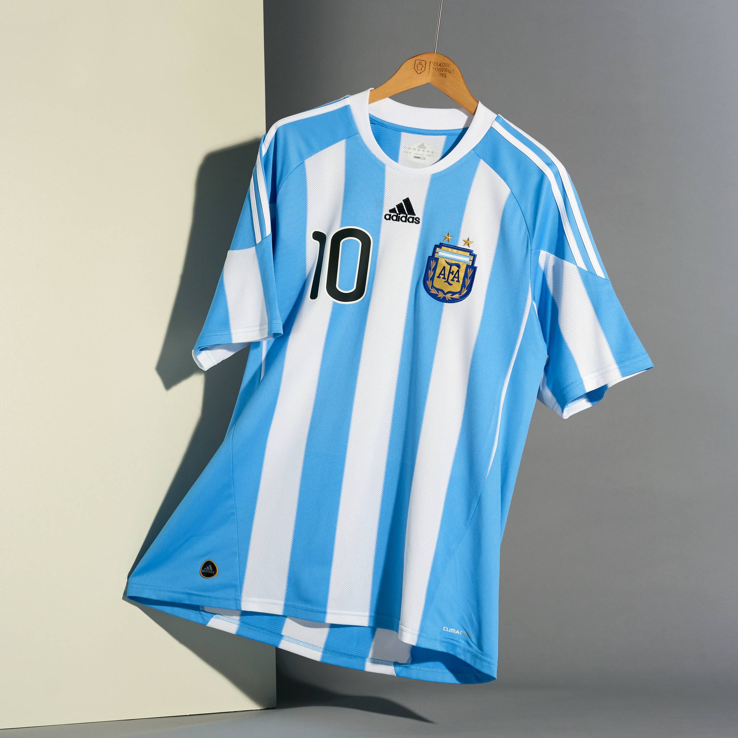2010-11 Argentina Home Shirt Messi #10