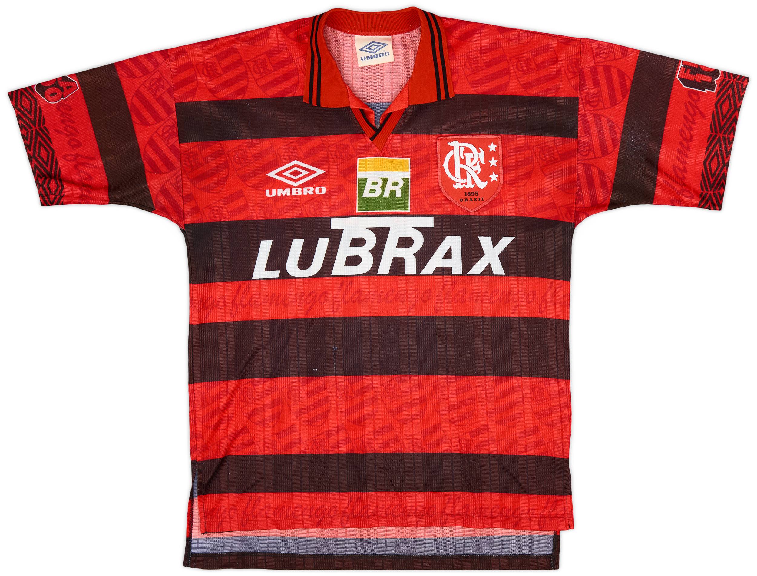 1995-96 Flamengo Centenary Home Shirt #10 - 5/10 - (L)