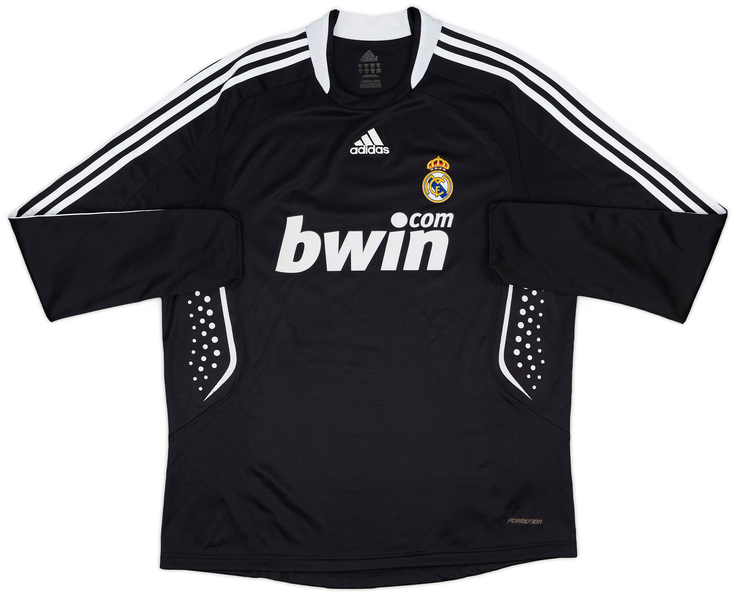 ウェア adidas - adidas 2008 Real Madrid 3rd game shirt 2008-09 Real Madrid Match Issue Third L/S Shirt #25