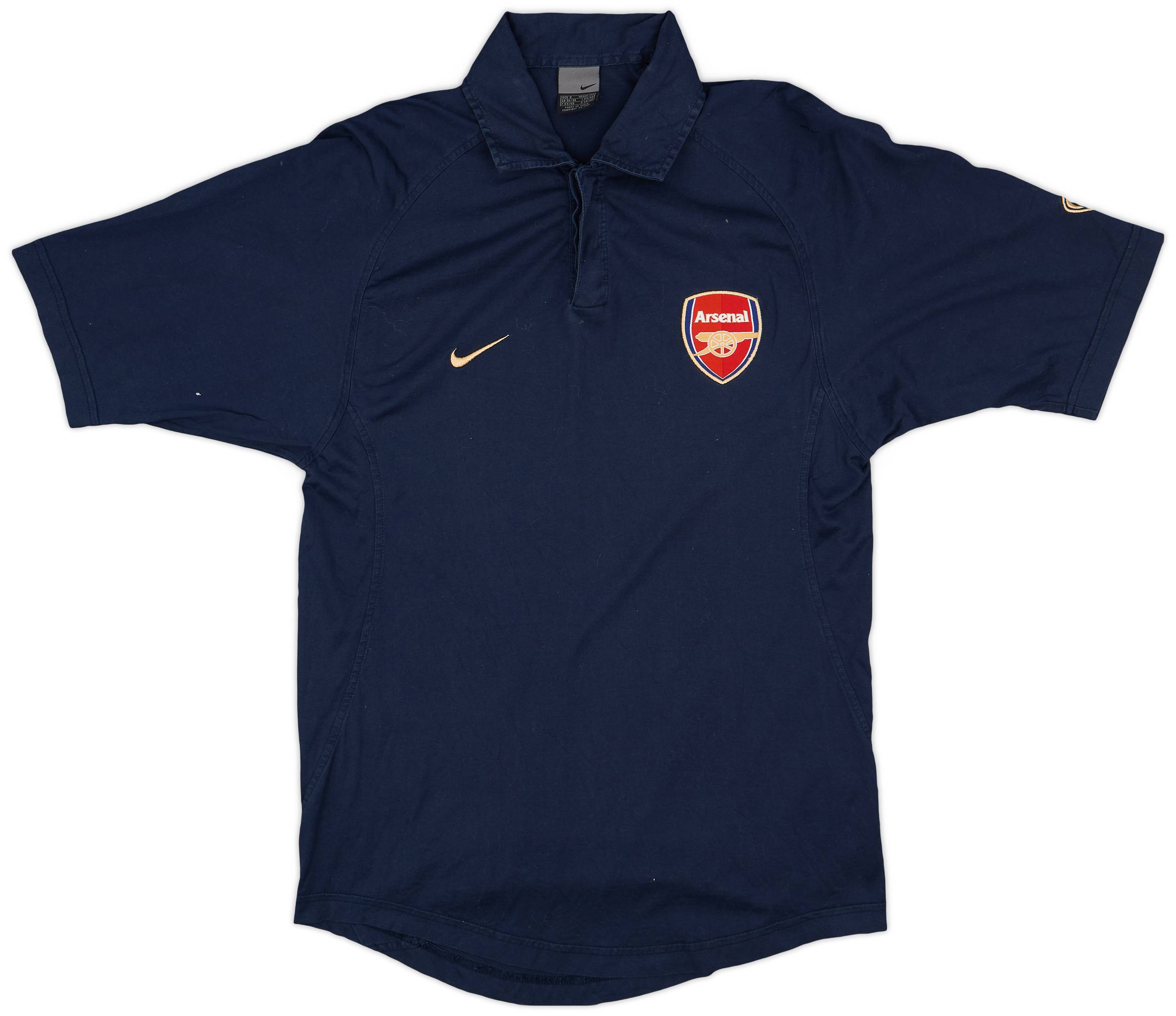 Vintage Nike Arsenal Football Shirt Soccer Polo Gunners