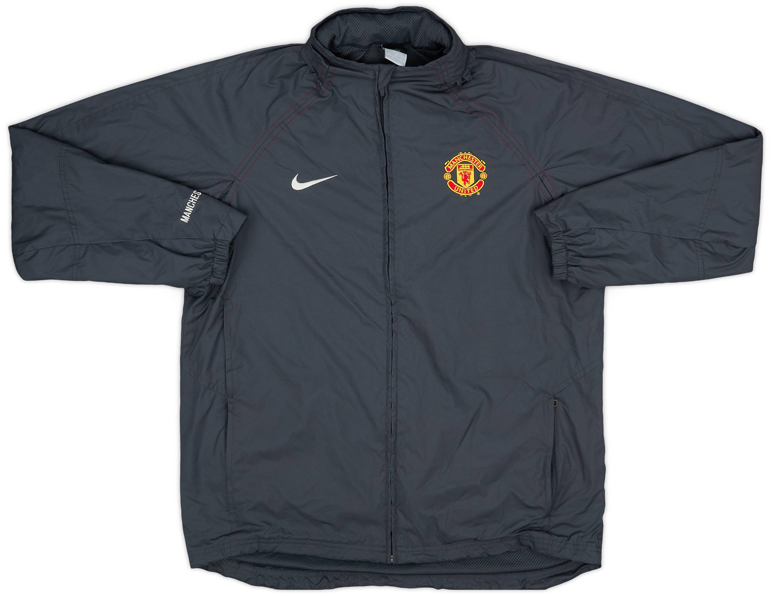 2006-07 Manchester United Nike Hooded Rain Jacket - 5/10 - (L)