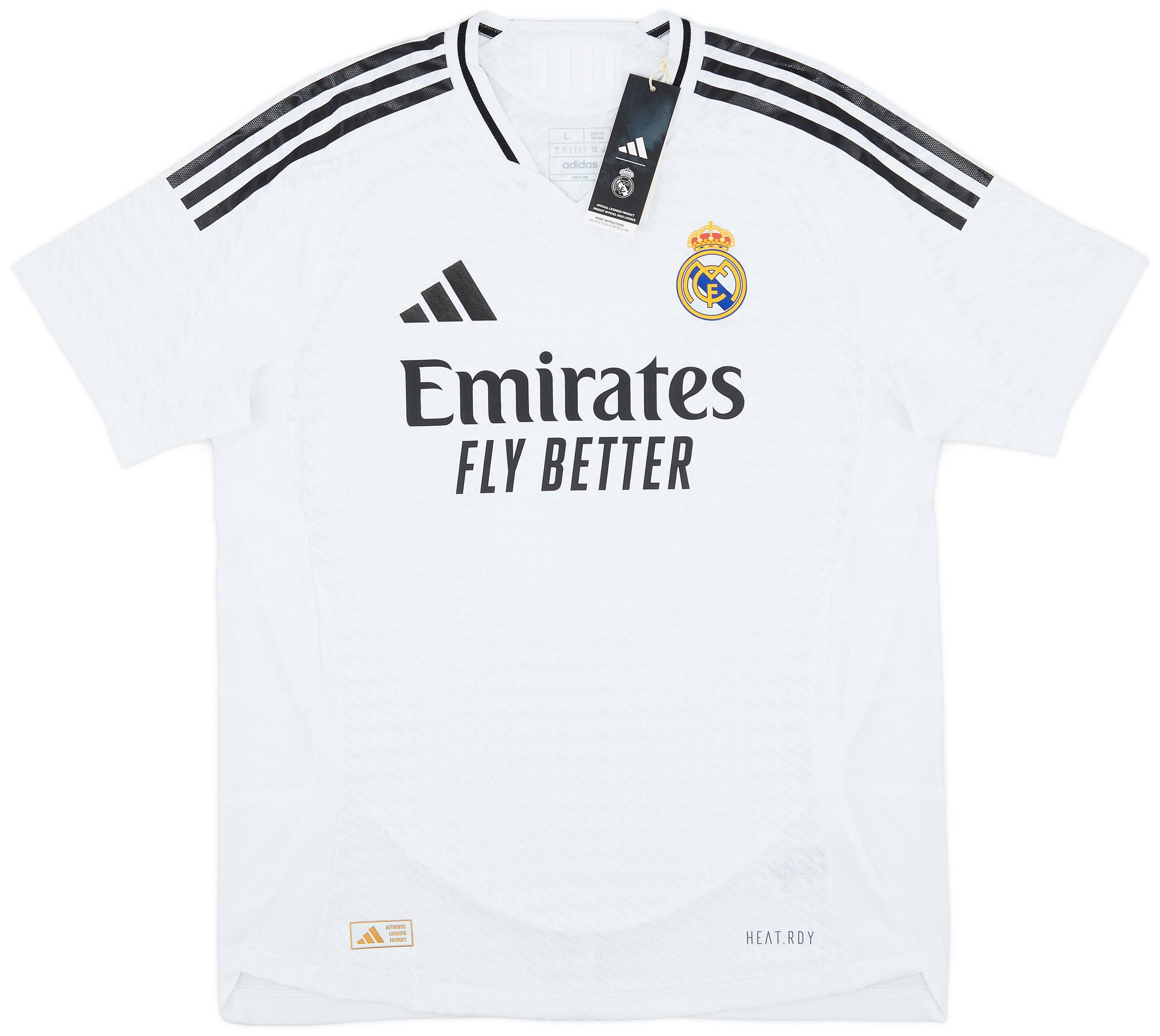 2024-25 Real Madrid Authentic Home Shirt Bellingham #5