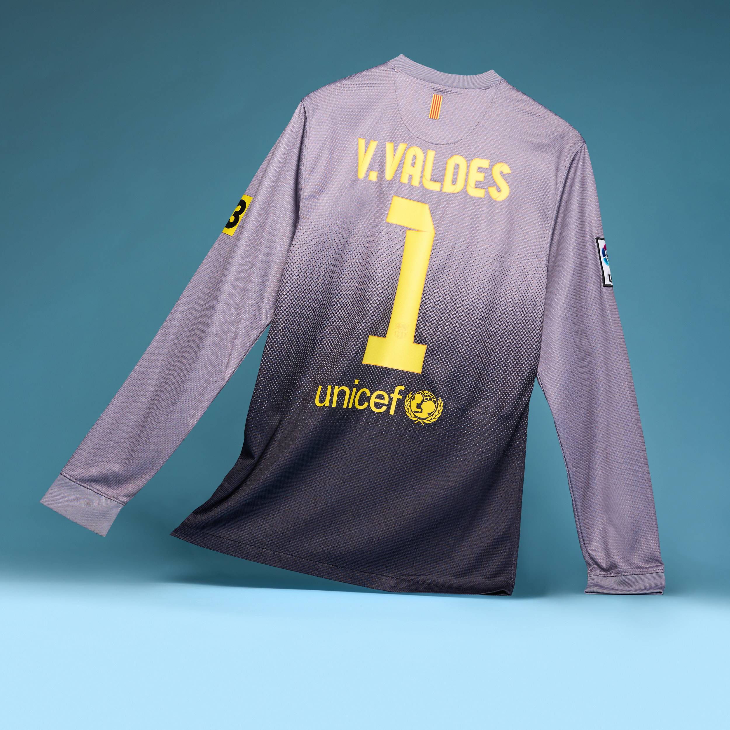 2012-13 Barcelona GK Shirt V.Valdes #1 - 8/10 - (S)