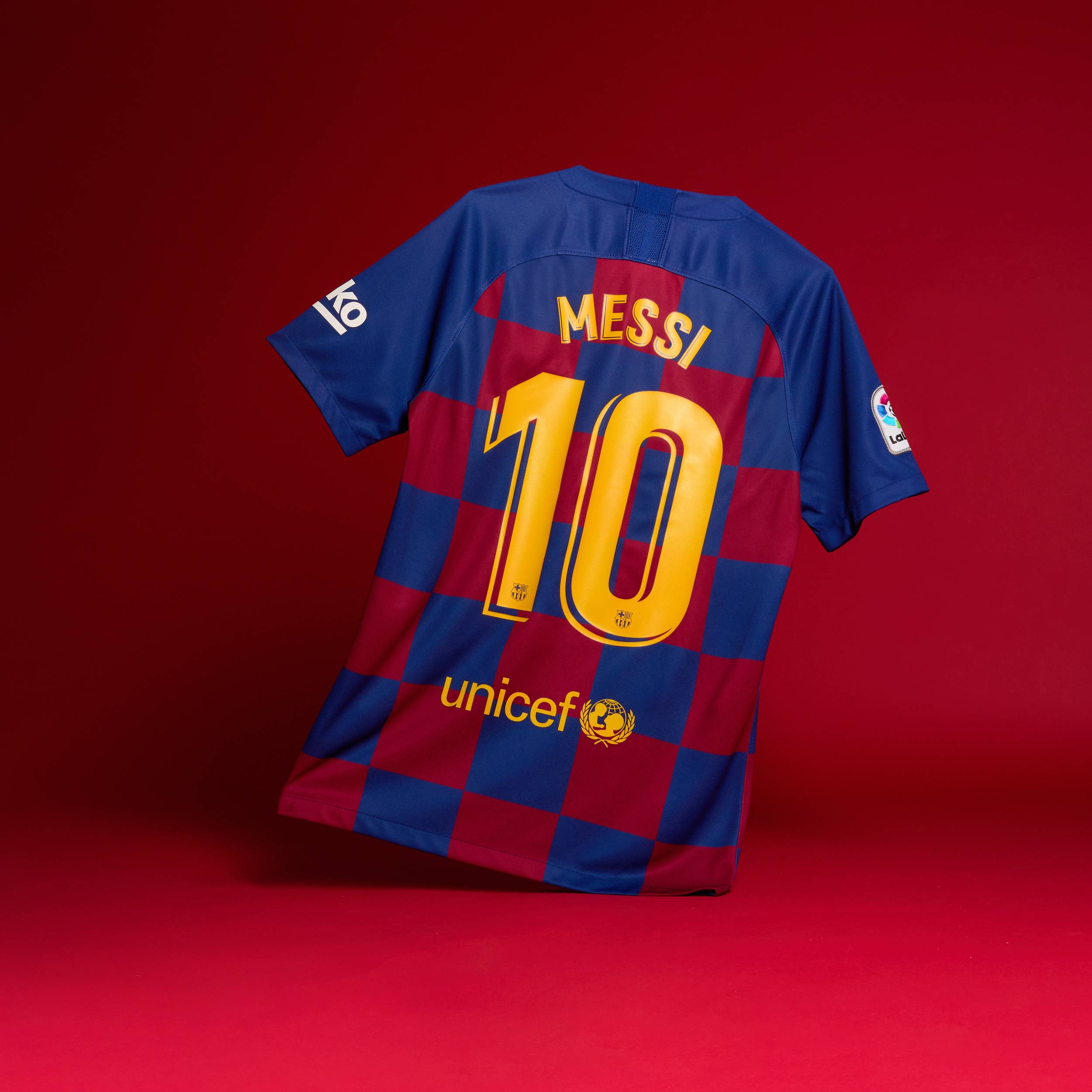 2019-20 Barcelona Home Shirt Messi #10 - 8/10 - (S)