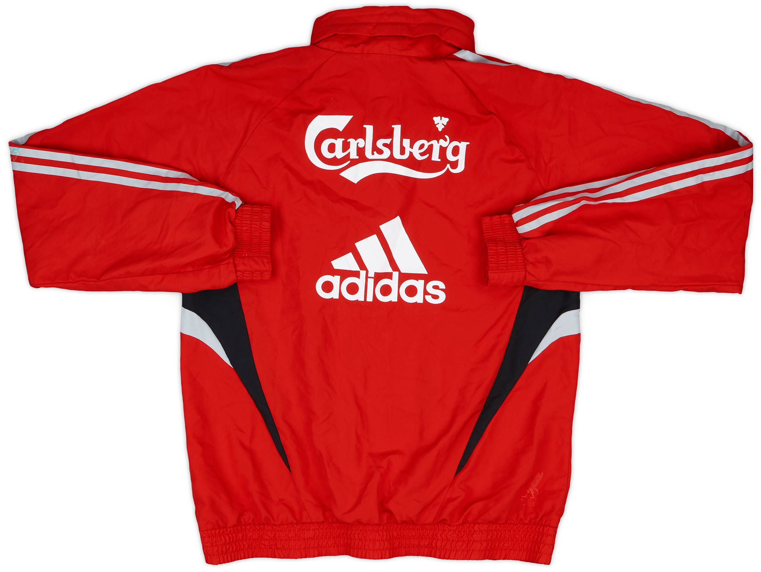 ウェア adidas liverpool 2008-09 Liverpool adidas 1/4 Zip Hooded Rain Jacket - 3/10 - (S)