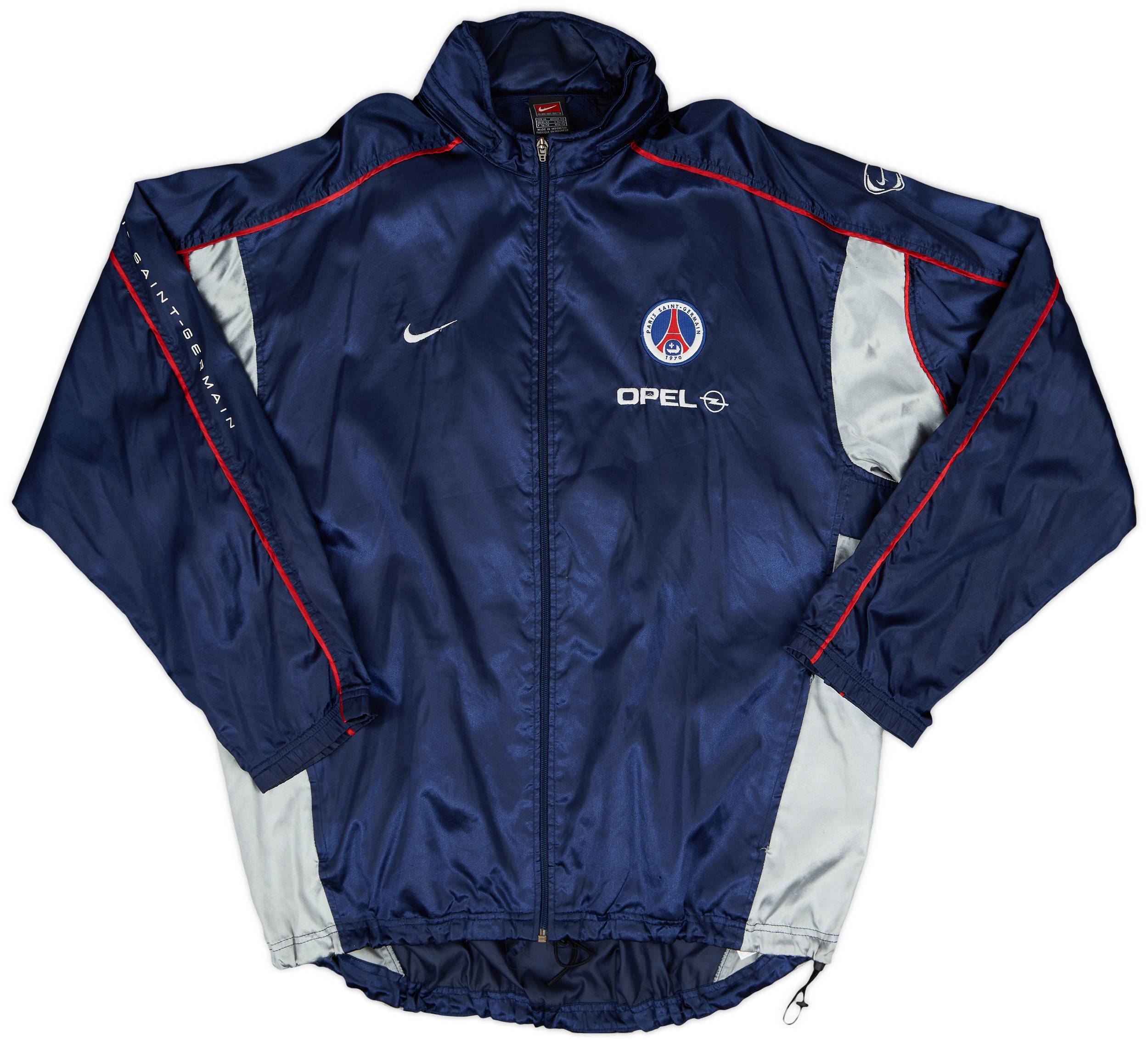 2001-02 Paris Saint-Germain Nike Hooded Track Jacket - 7/10