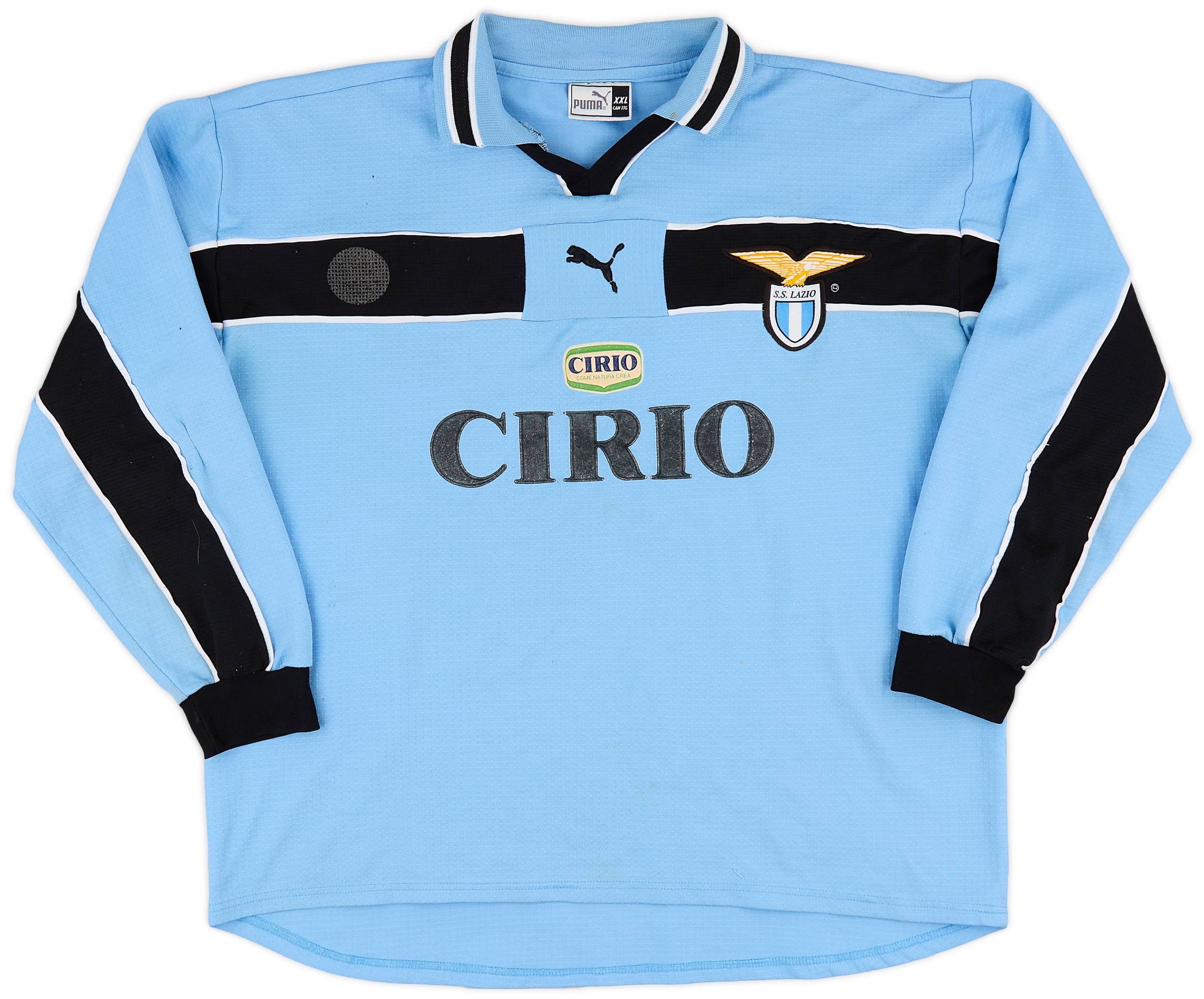 1998-00 Lazio Home L/S Shirt Nesta #13 - 5/10 - (XXL)
