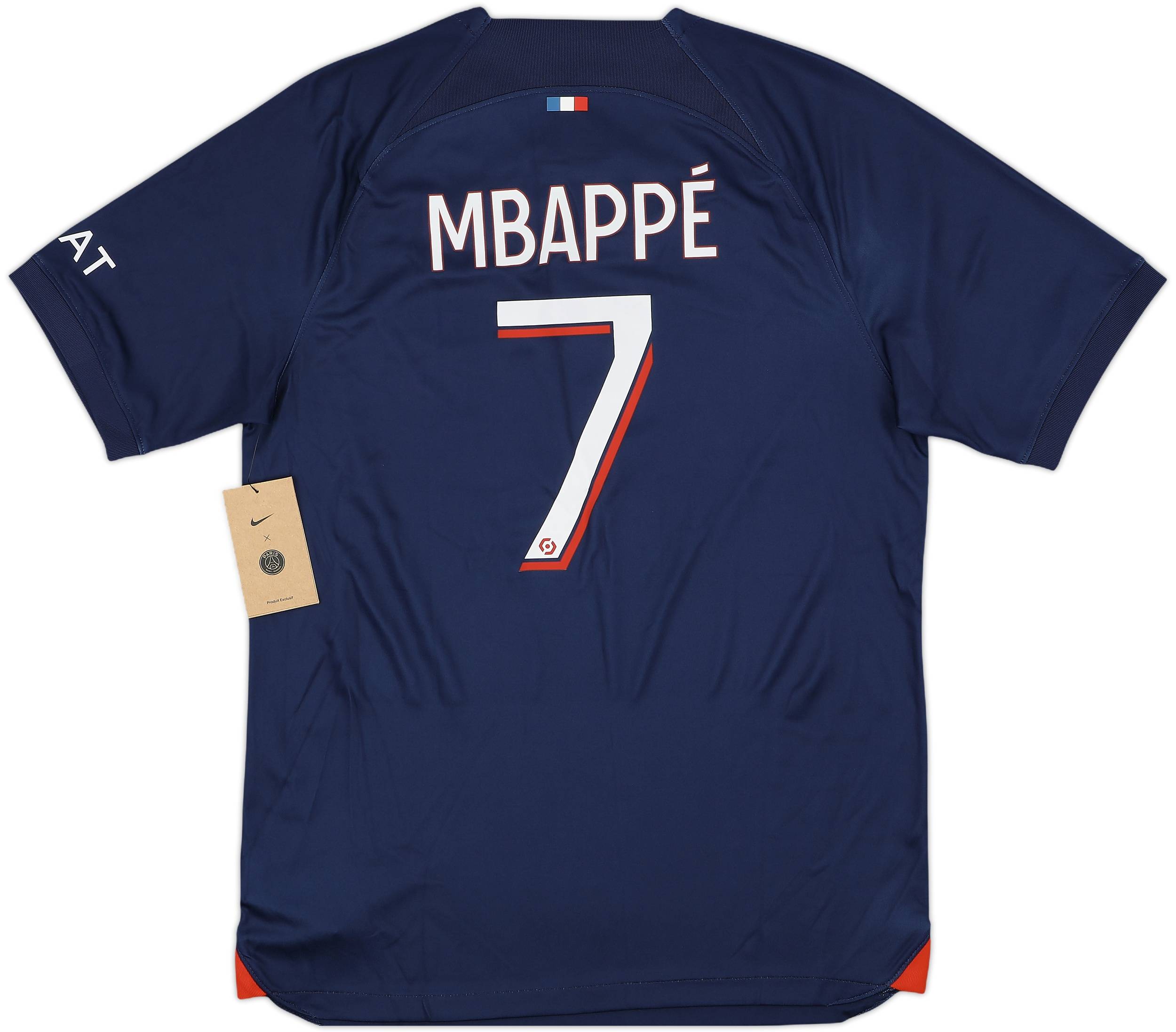 ー品販売  Saint-Germain Paris 2023-24 Home (M) #7 Mbappe Shirt ウェア