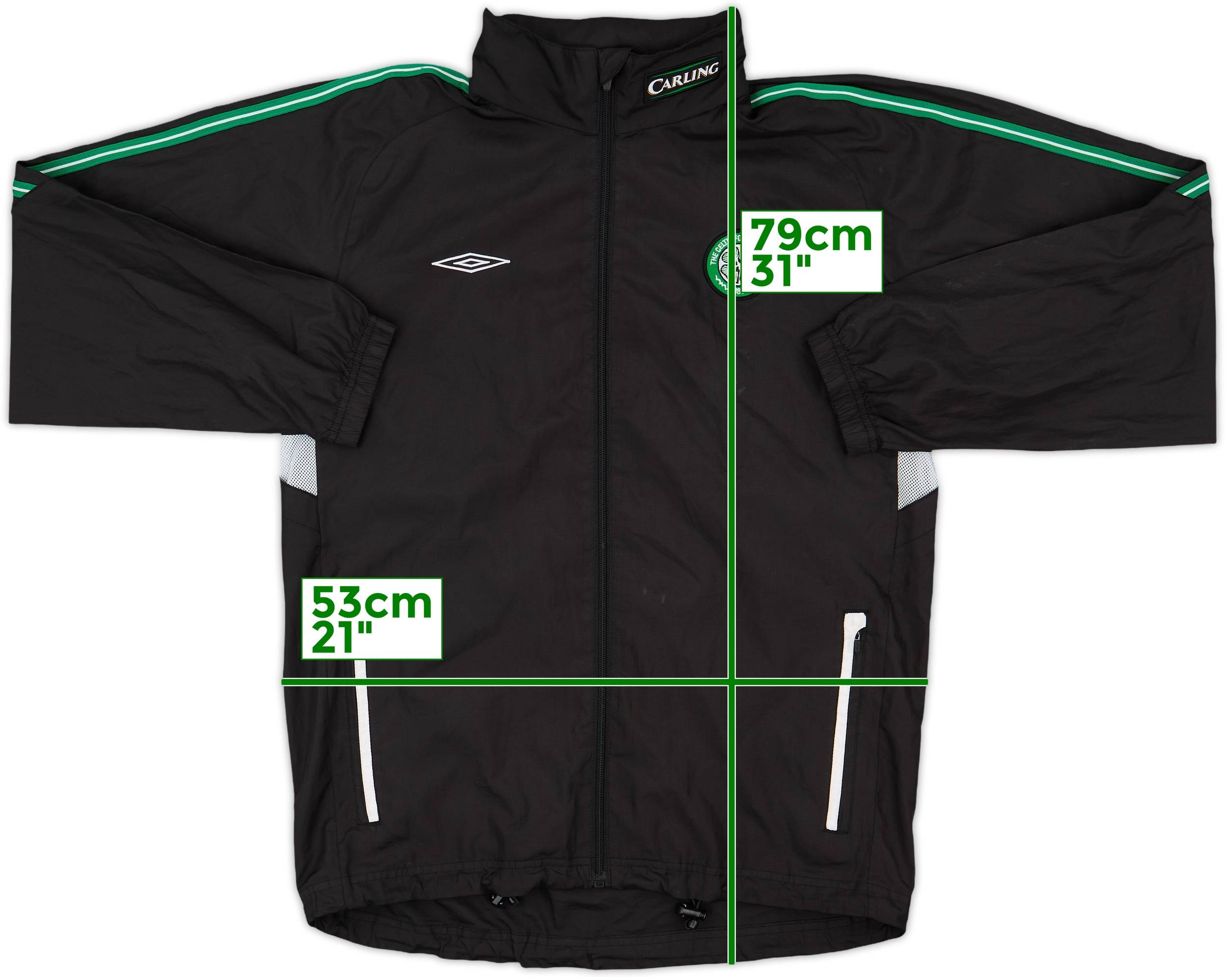 2004-05 Celtic Umbro Track Jacket - 8/10 - (S)