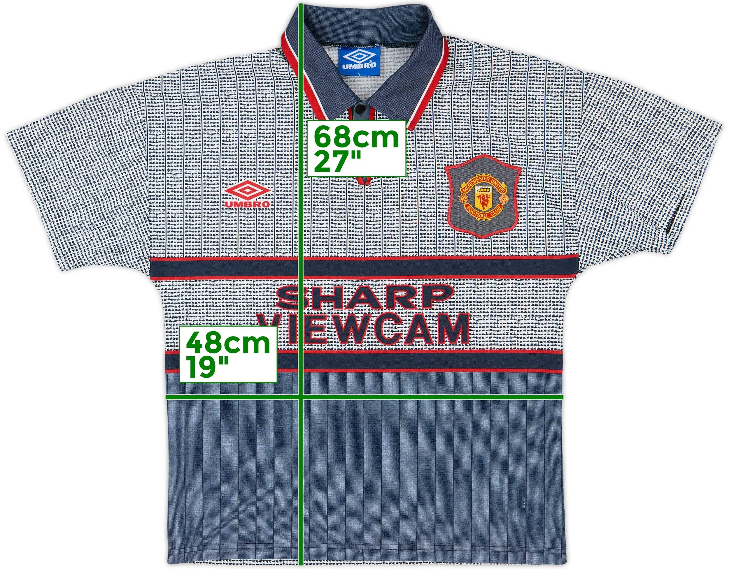 2025 お歳暮【公式】 - 人気ブランド 1995-96 (Y) - 8/10 - Shirt Away United Manchester ウェア
