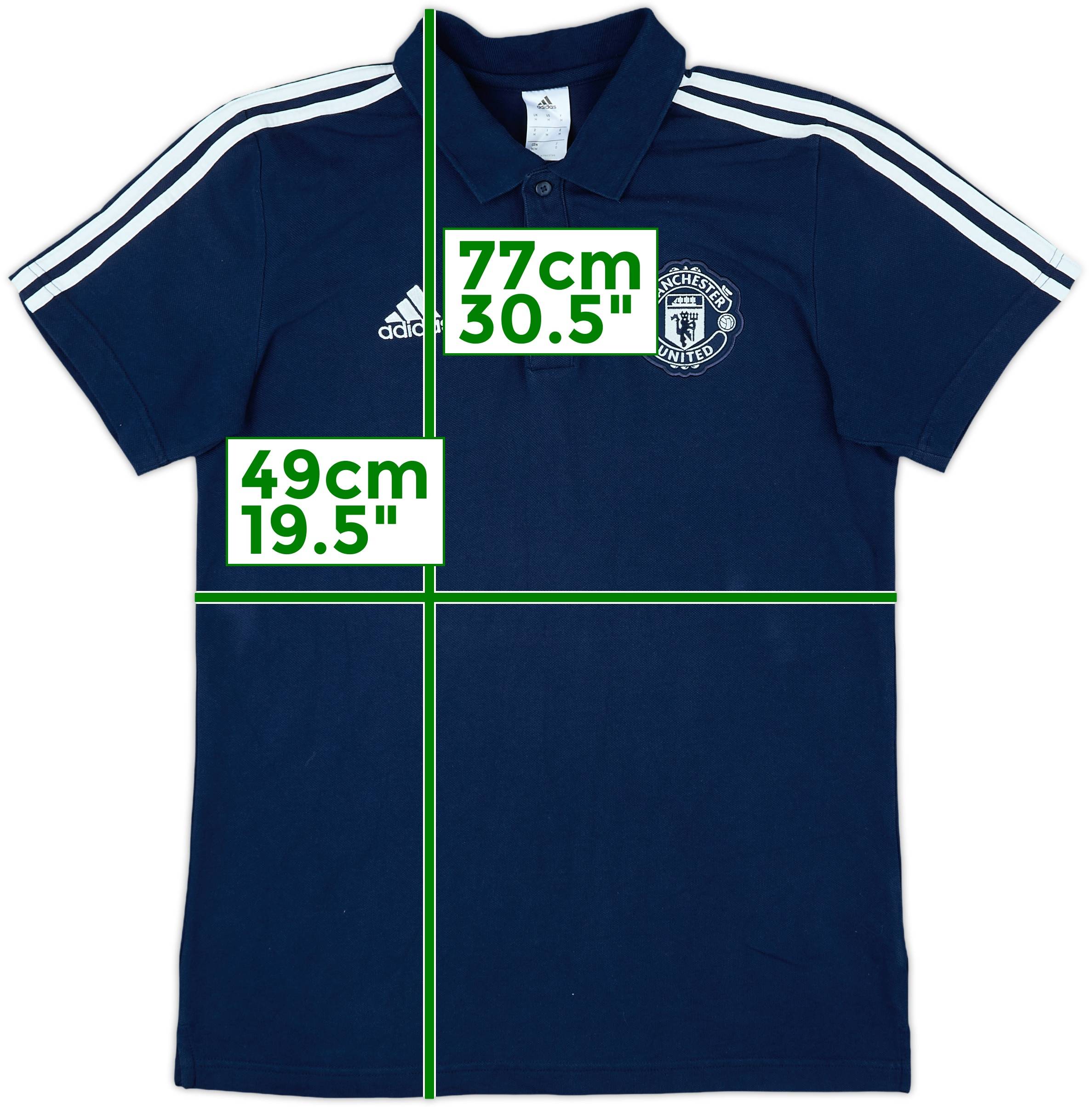 【WEB限定】 2018-19 Manchester United adidas Polo Shirt - 8/10 - (M) ウェア