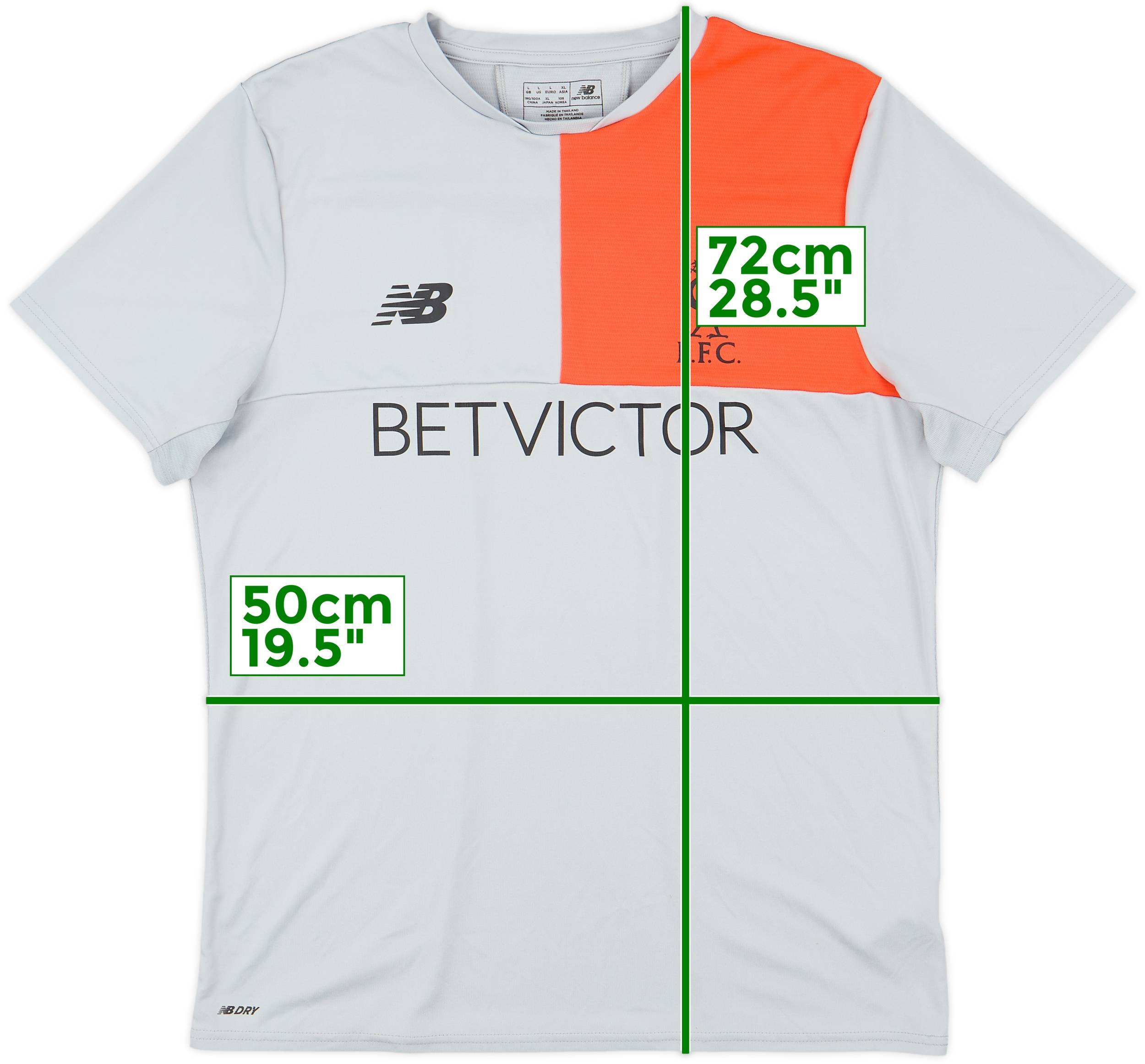2016-17 Liverpool New Balance Training Shirt - 8/10 - (L)