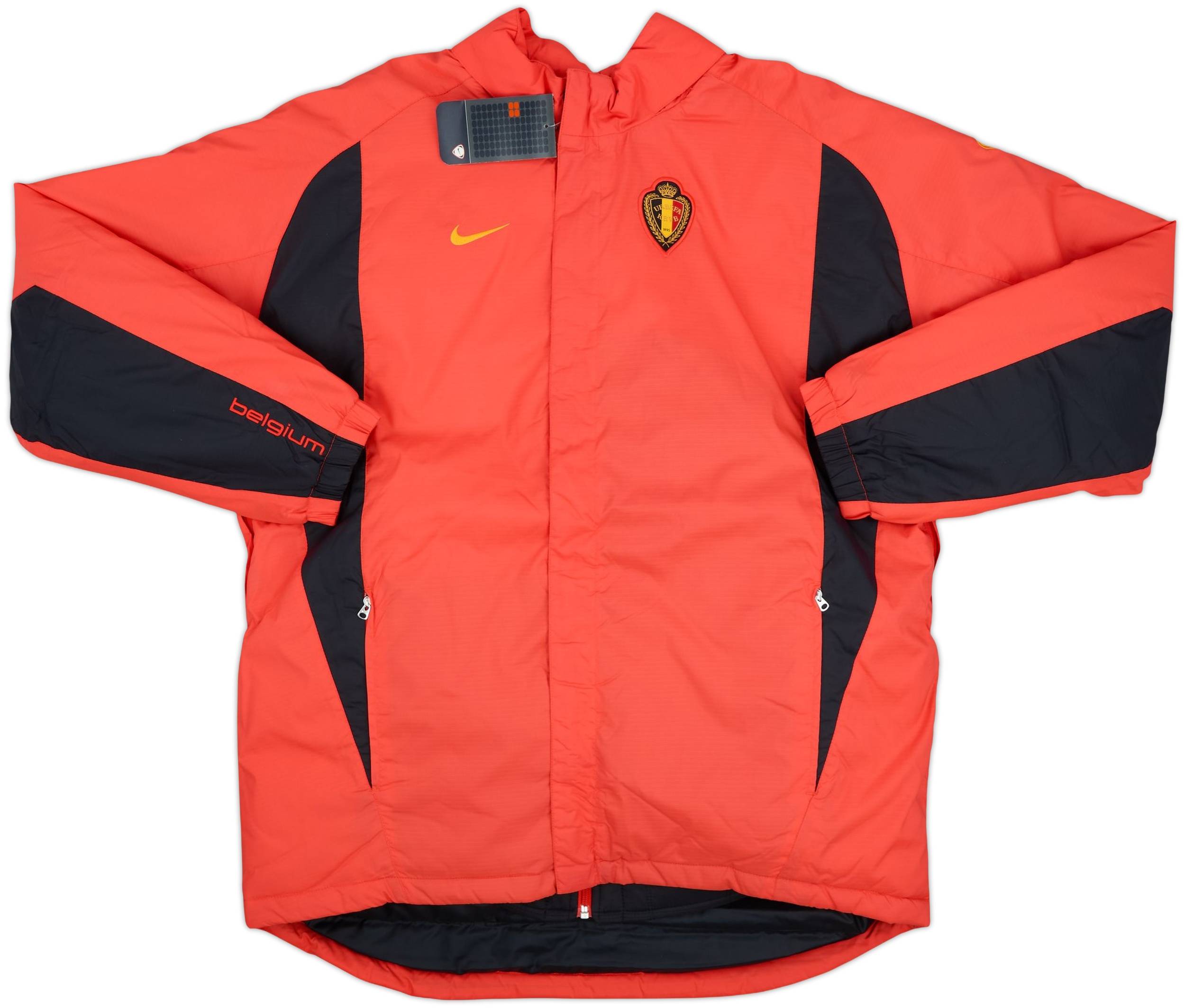 2002-04 Belgium Player Issue Nike Padded Gilet/Bench Coat (L)