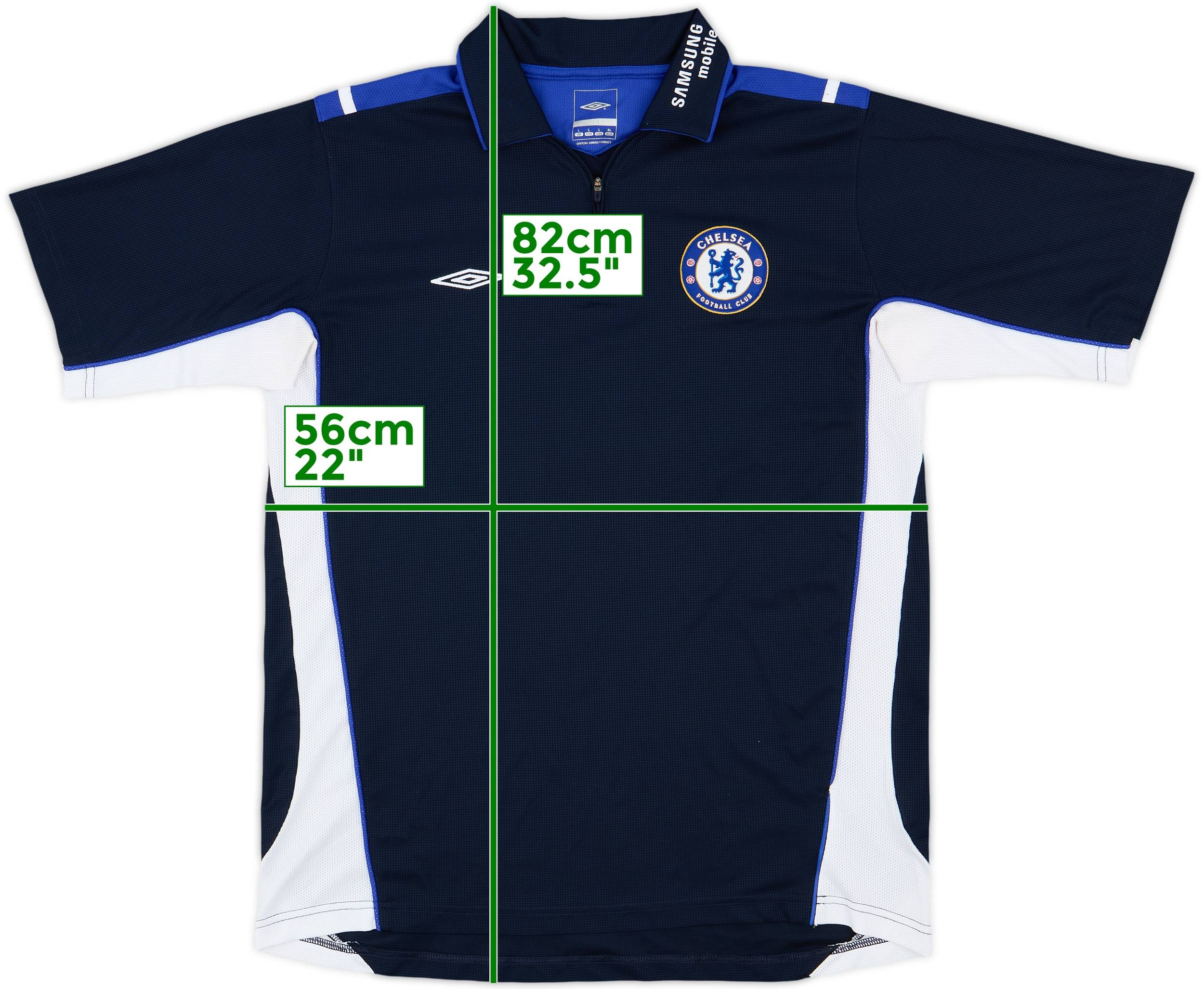 2002-04 Chelsea Away L/S Shirt Veron #20 - 9/10 - (L)