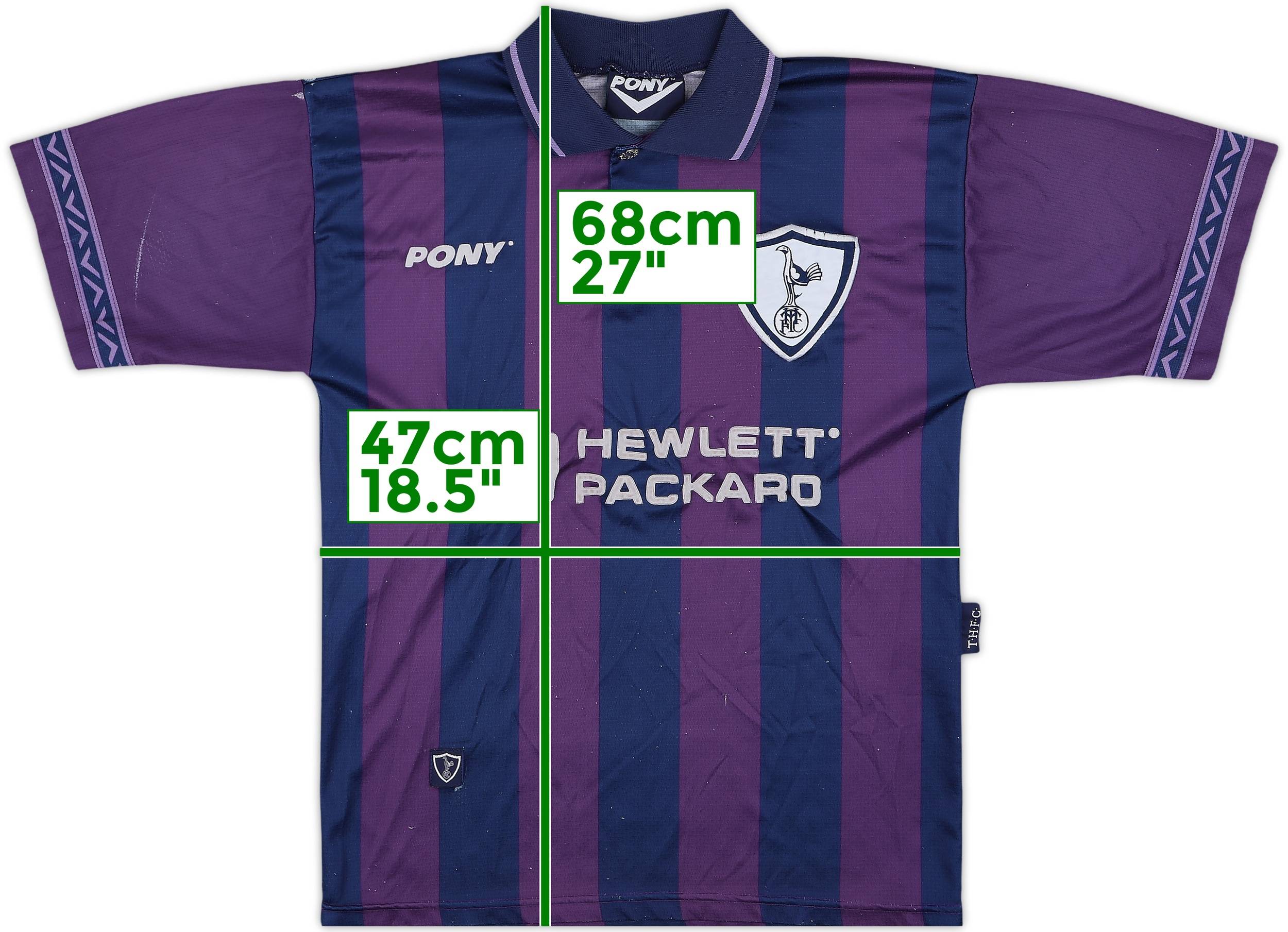 1995-97 Tottenham Away Shirt - 4/10 - (S)