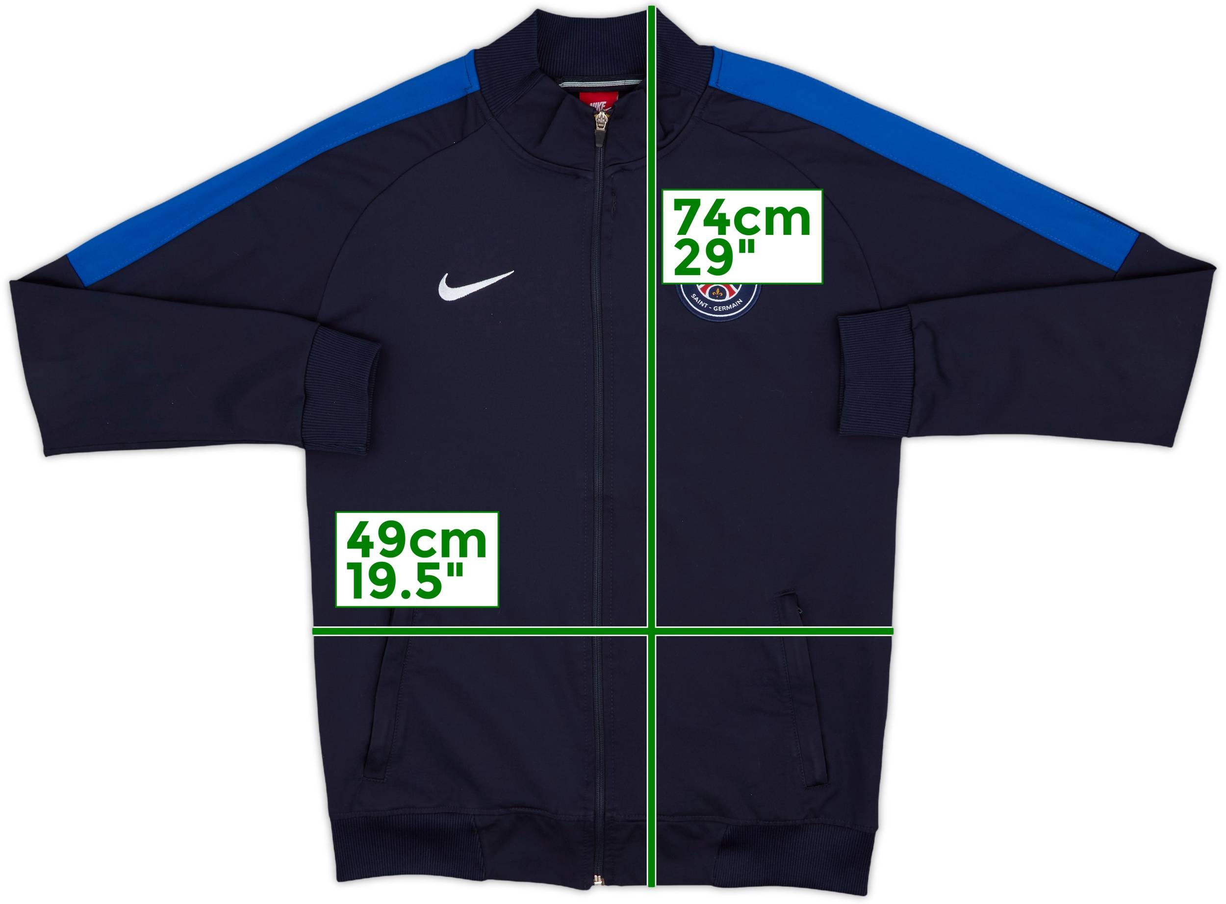 2001-02 Paris Saint-Germain Nike Track Jacket - 5/10 - (M)