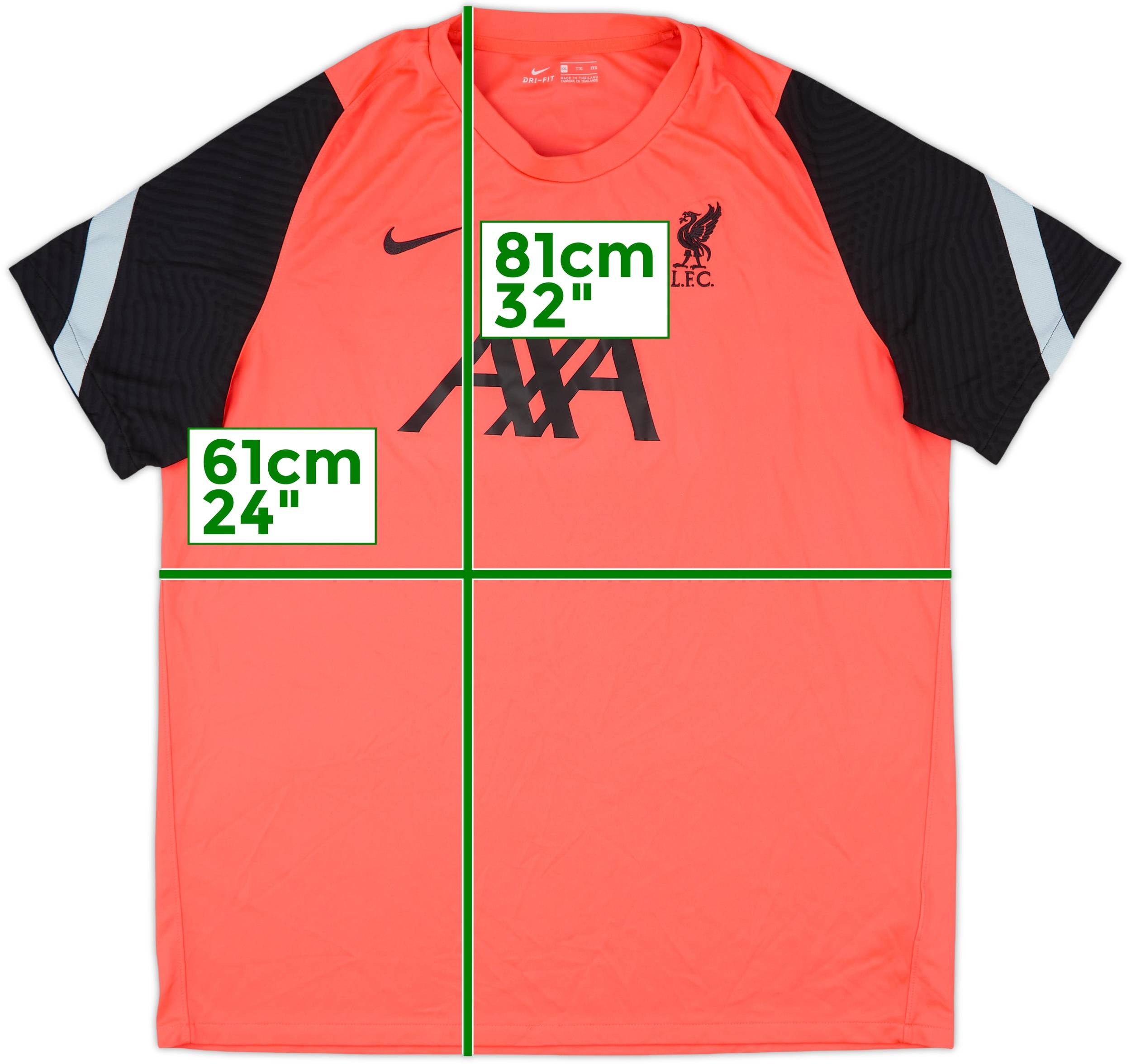 NIKE LFC LIVERPOOL FC 2020/21 AXA STRIKE 1/4 ZIP TOP MENS