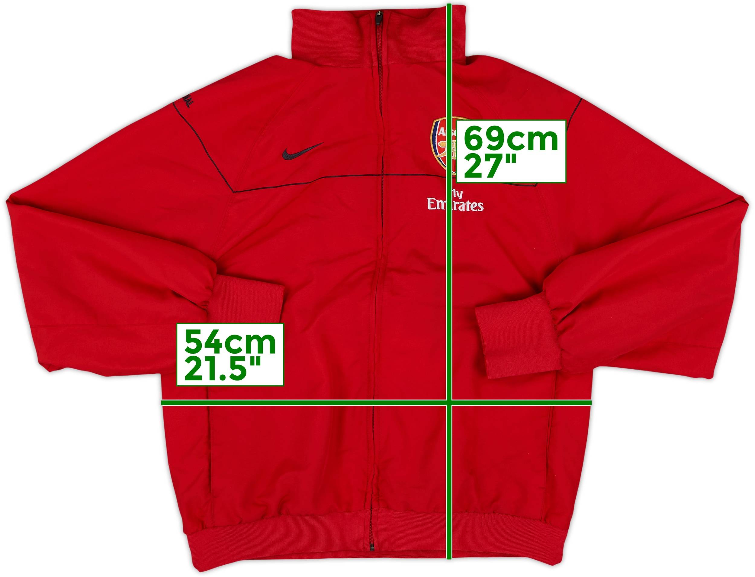 2000-01 Arsenal Nike Track Jacket - 5/10 - (M)