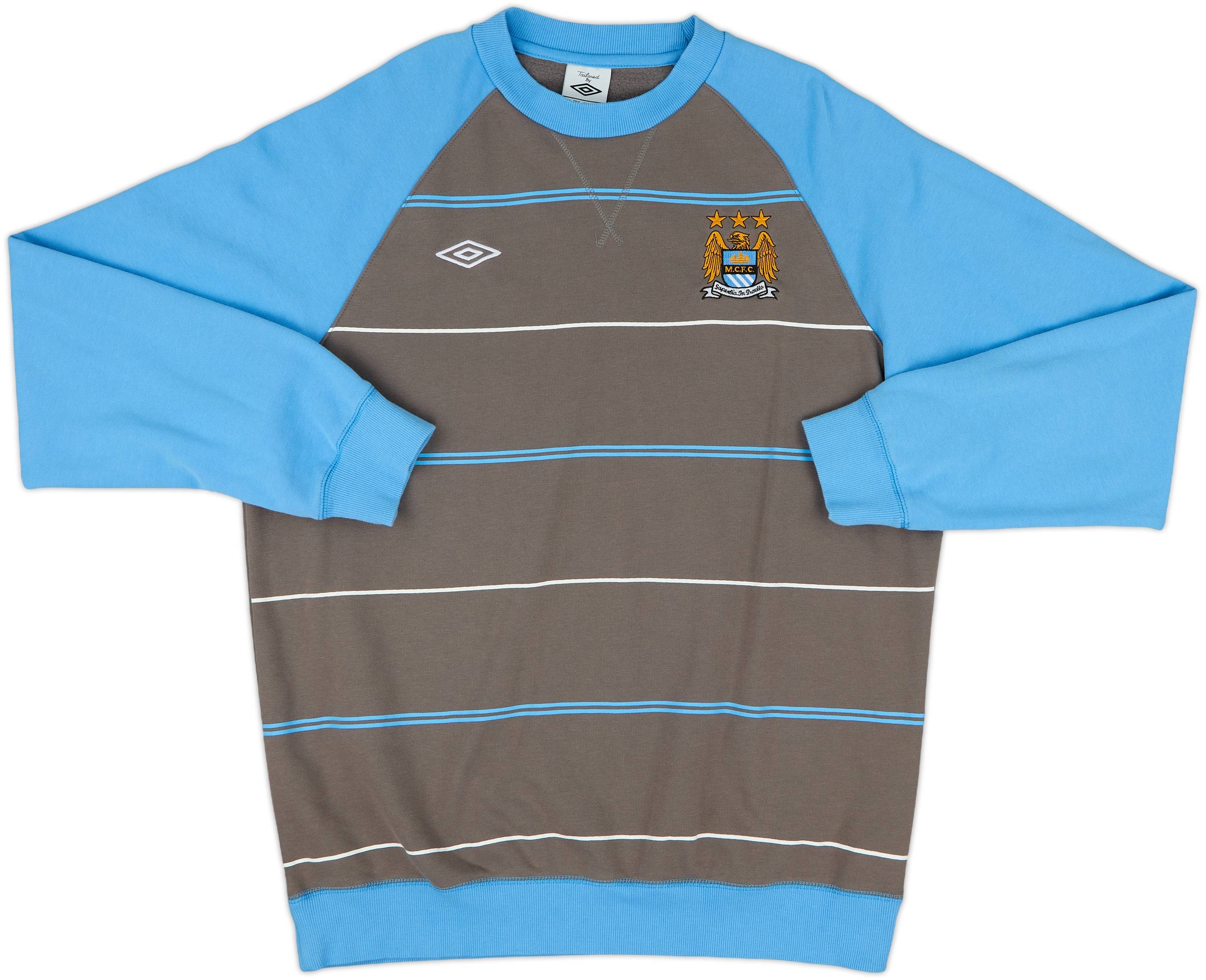 ウェア Manchester City Umbro sweat shirts XXL 2009-10 Manchester City Umbro Sweat Top - 10/10 - (XL)