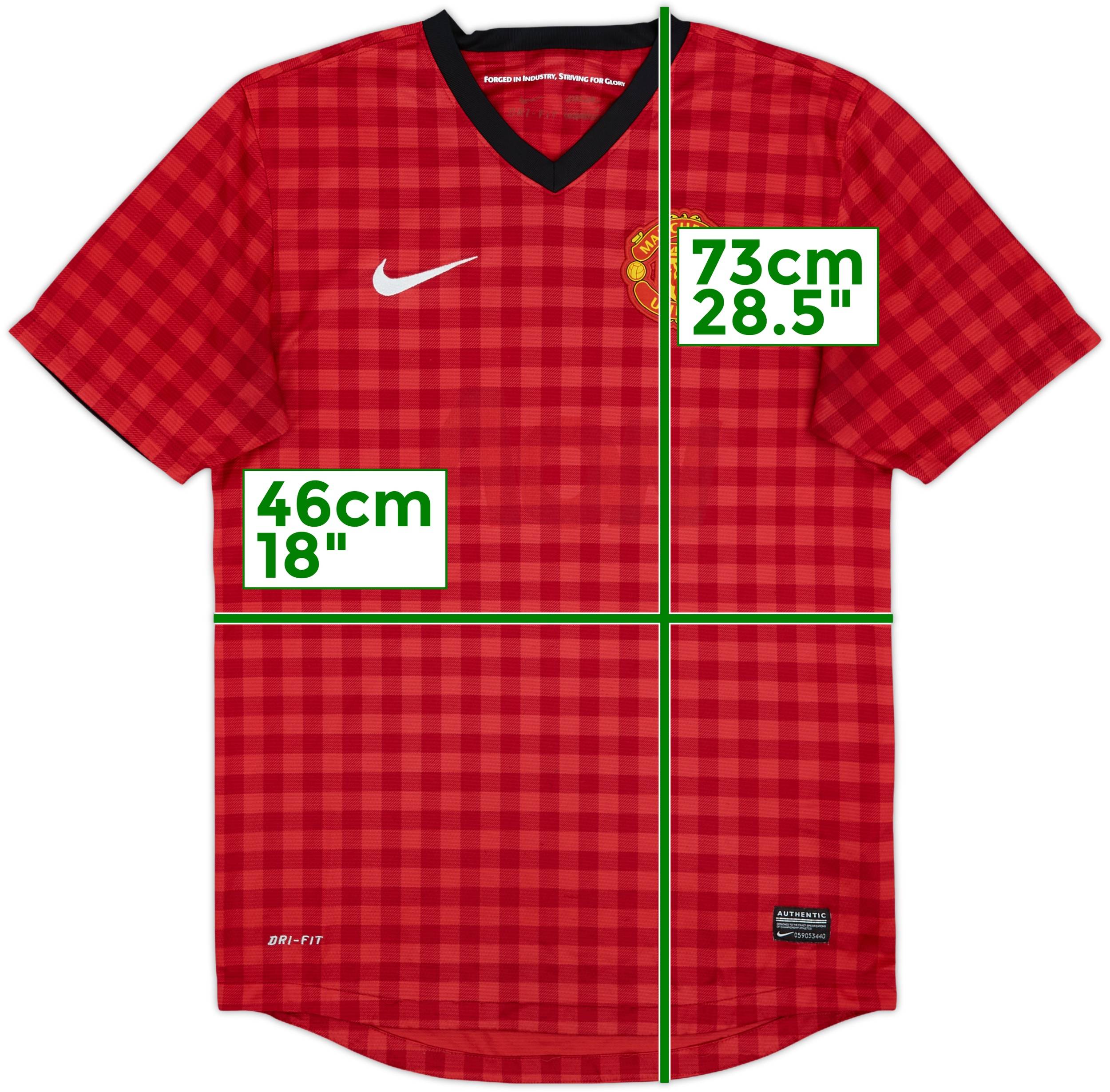 MANCHESTER UNITED 2011 2012 HOME FOOTBALL SHIRT SOCCER