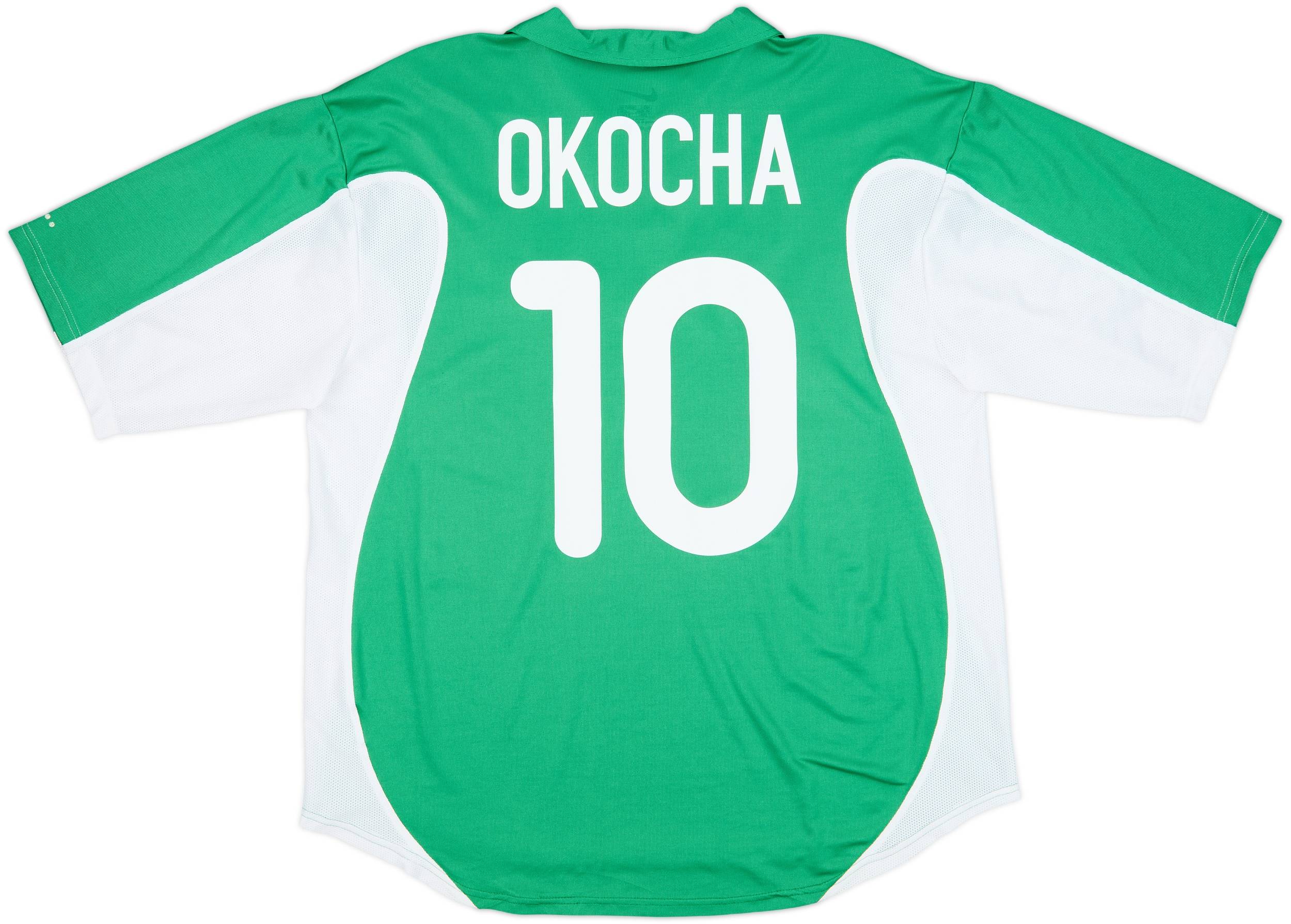 2000-01 Nigeria Home Shirt Okocha #10 - 9/10 - (L)