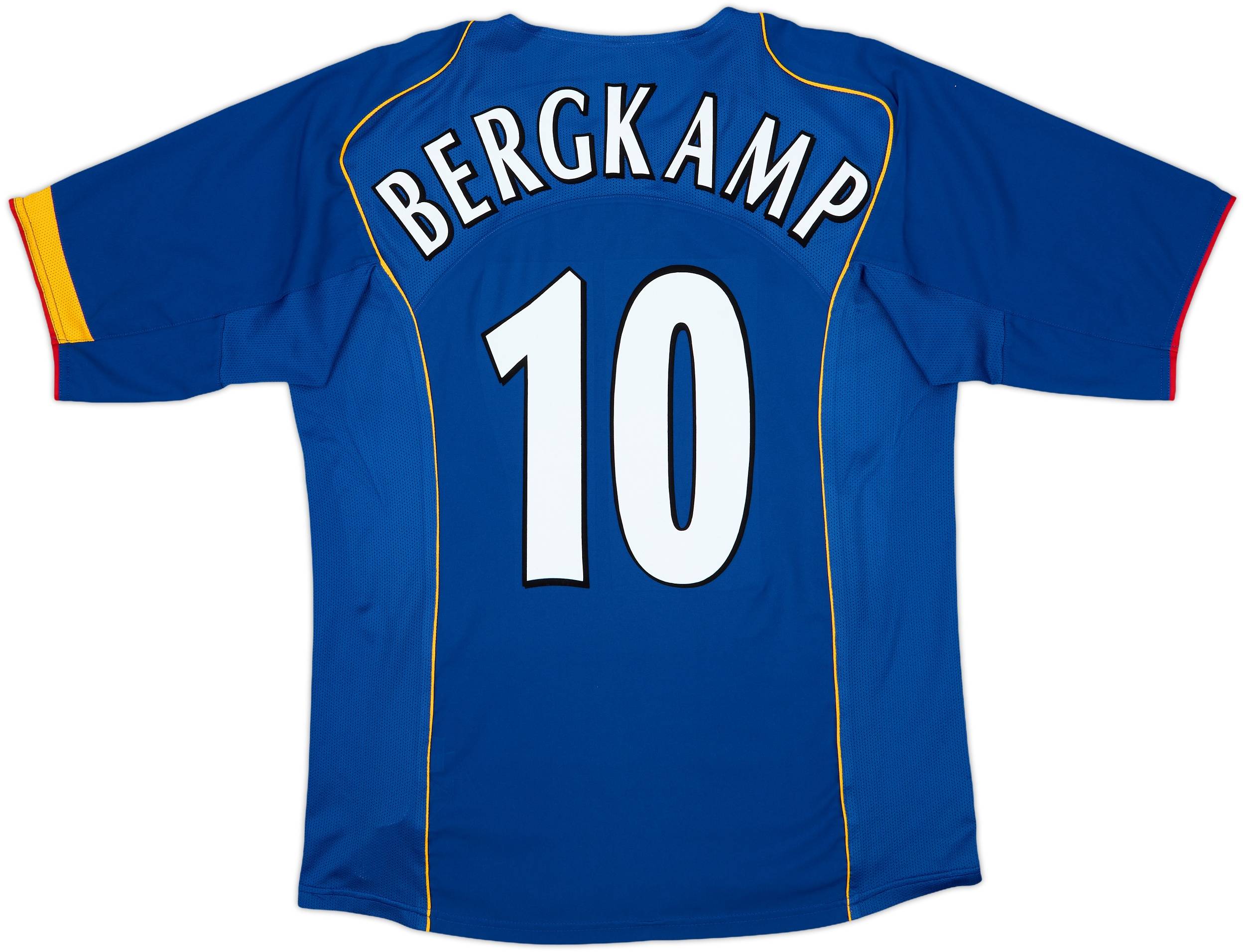 2004-06 Arsenal Away Shirt Bergkamp #10 - 8/10 - (L)