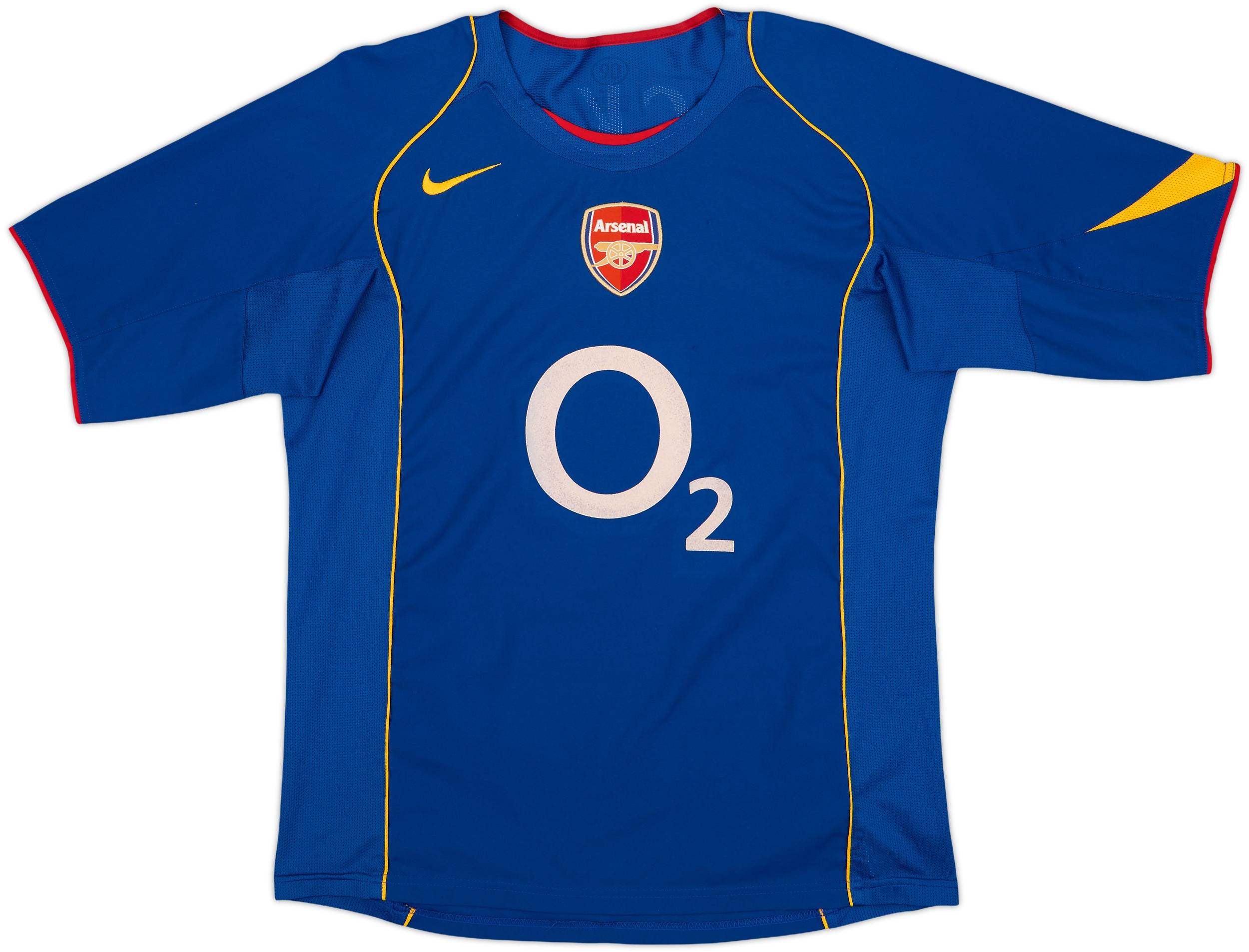 通販 2004-06 Arsenal Away Shirt Bergkamp #10 - 8/10 - (L) ウェア