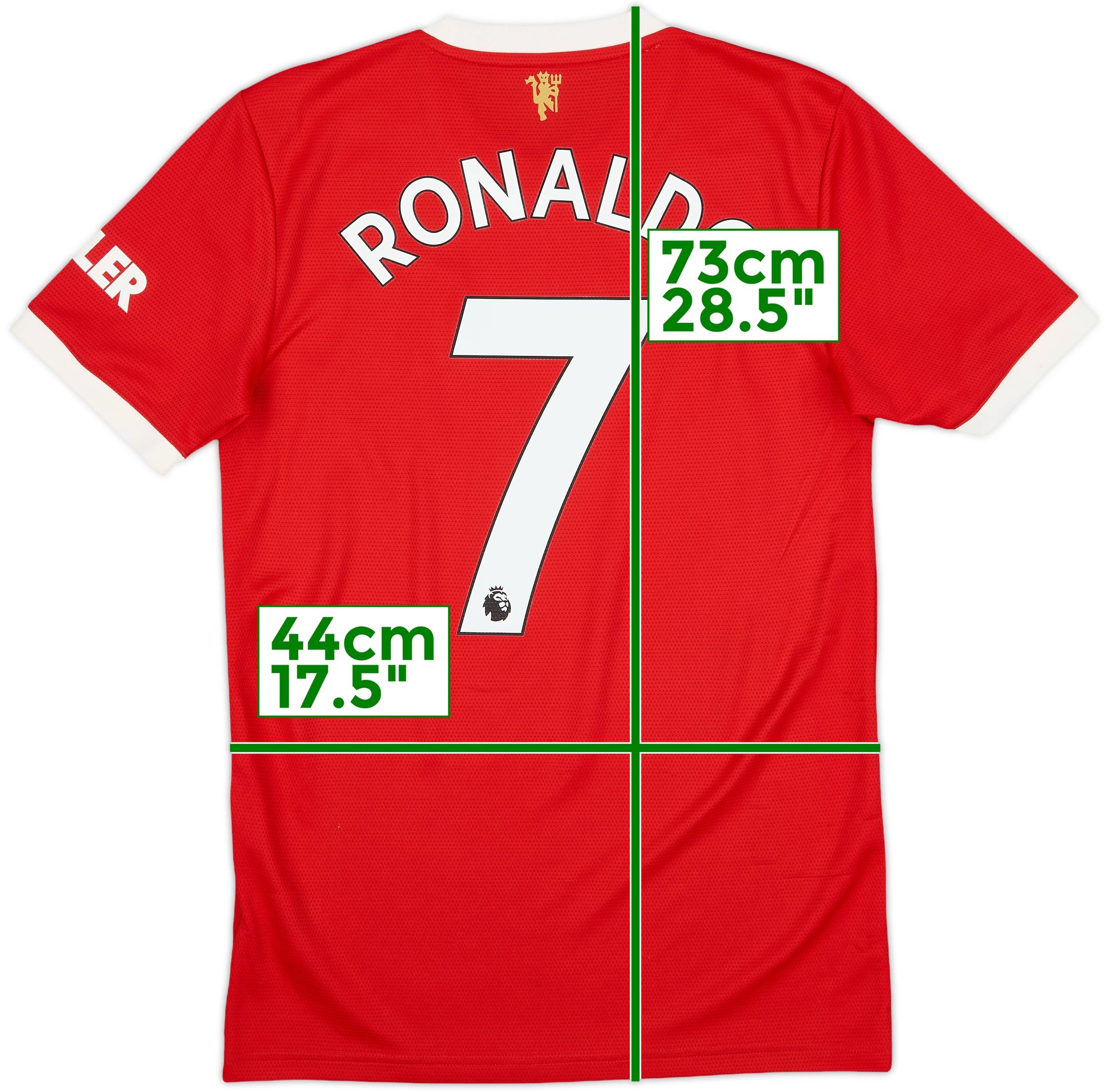 クリスマスファッション Home United Manchester 2021-22 Shirt (XS) - 7/10 - #7 Ronaldo ウェア