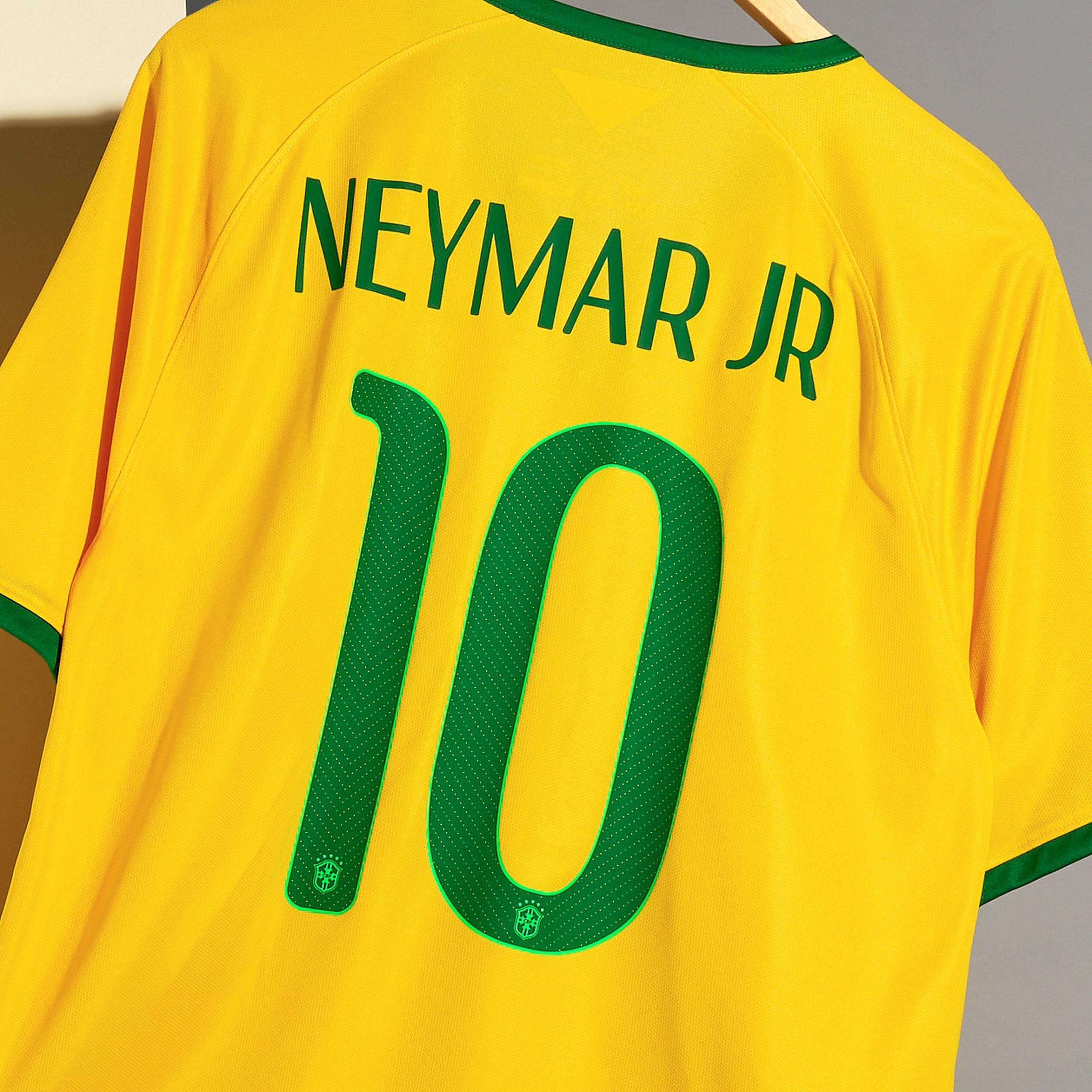 2014-15 Brazil Home Shirt Neymar Jr #10