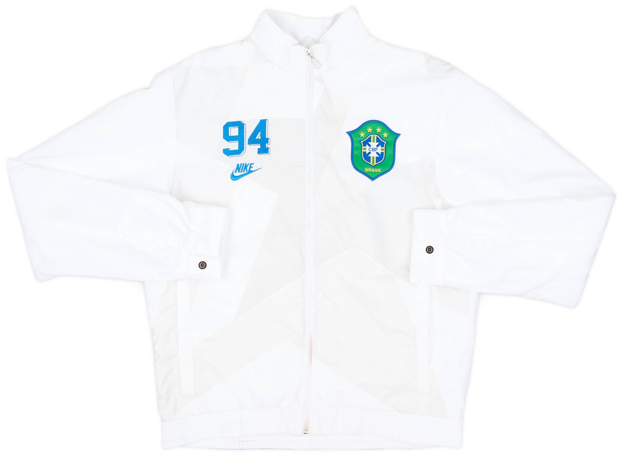 【激レア】 NIKE BRASIL NYLON PULLOVER PISTE 2005-06 Brazil Nike Track Jacket - 6/10 - (S)